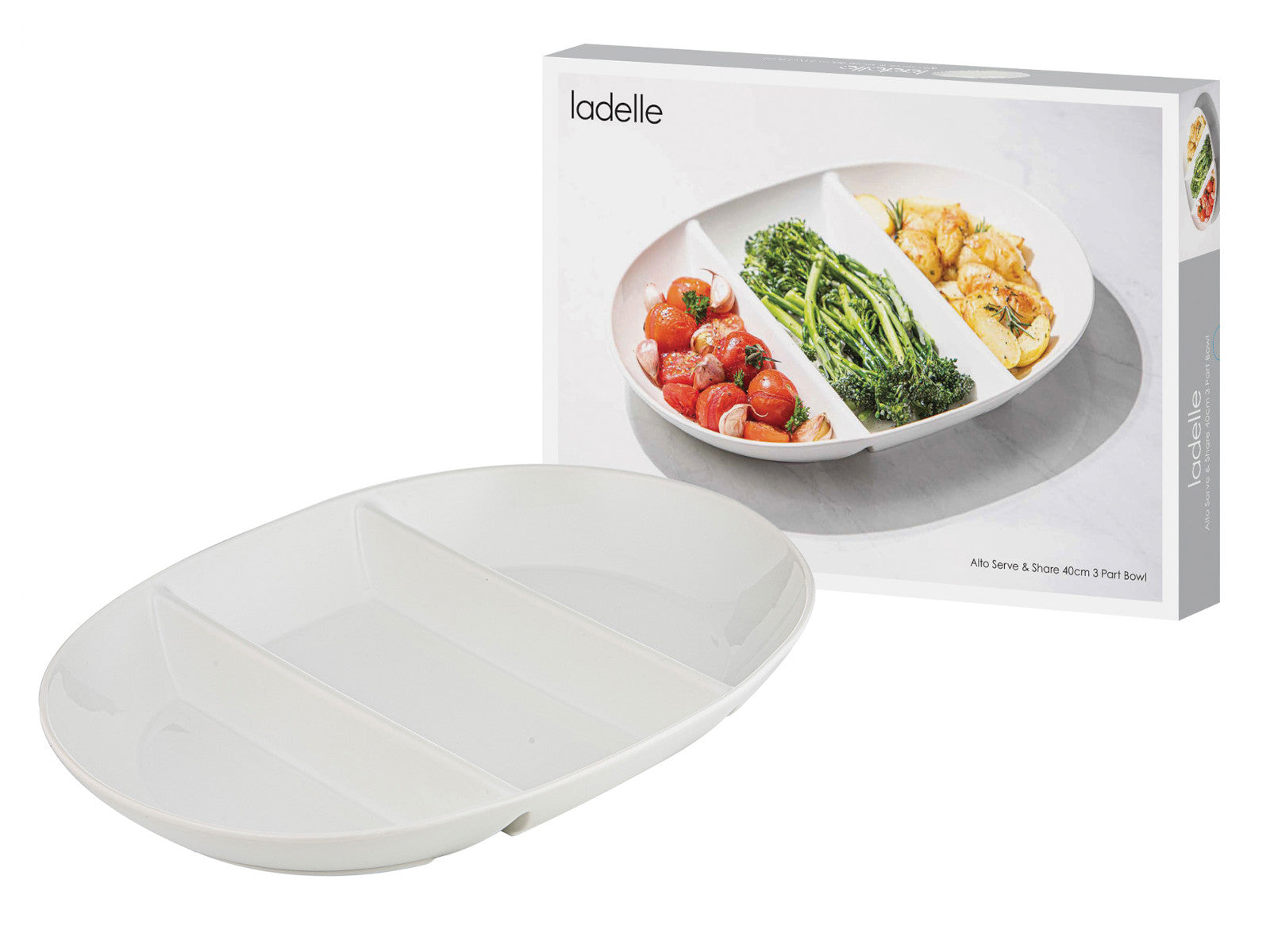 ladelle Alto Serve & Share Schale 40cm weiß 3tlg - Produktbild 2