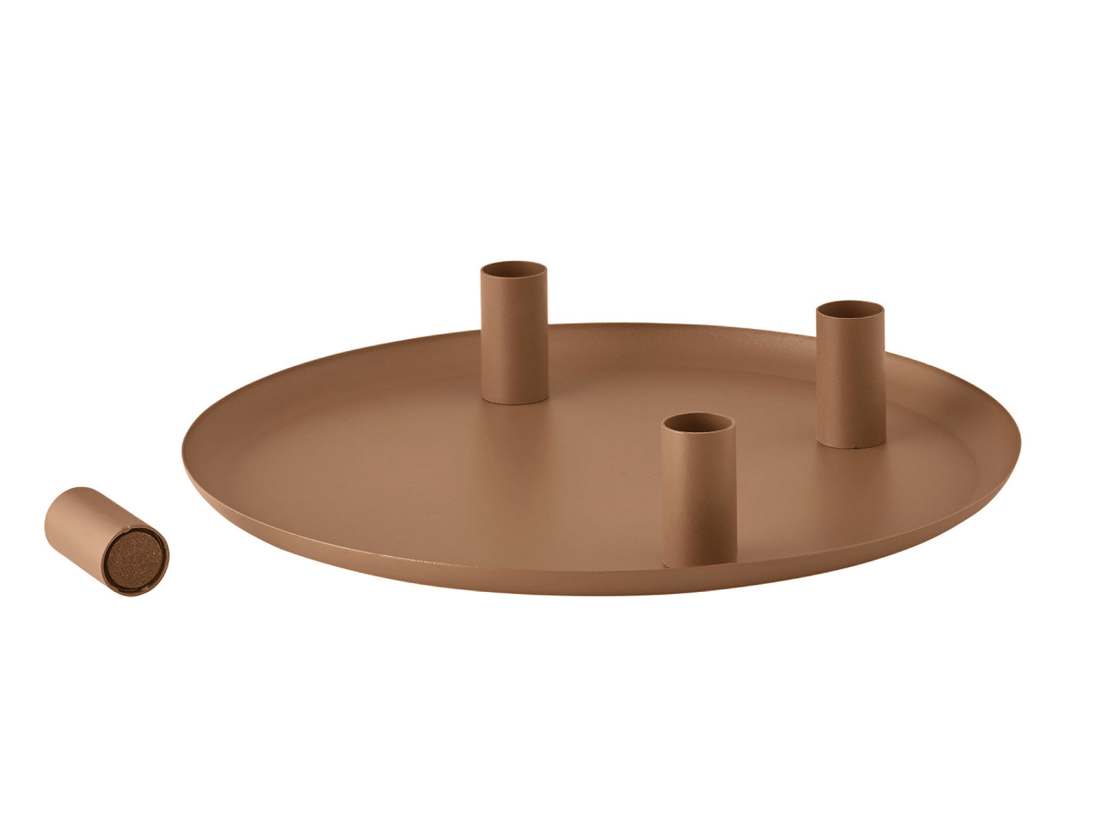 Blomus LOHA Kerzenhalter rund amber brown 30cm - Produktbild 4