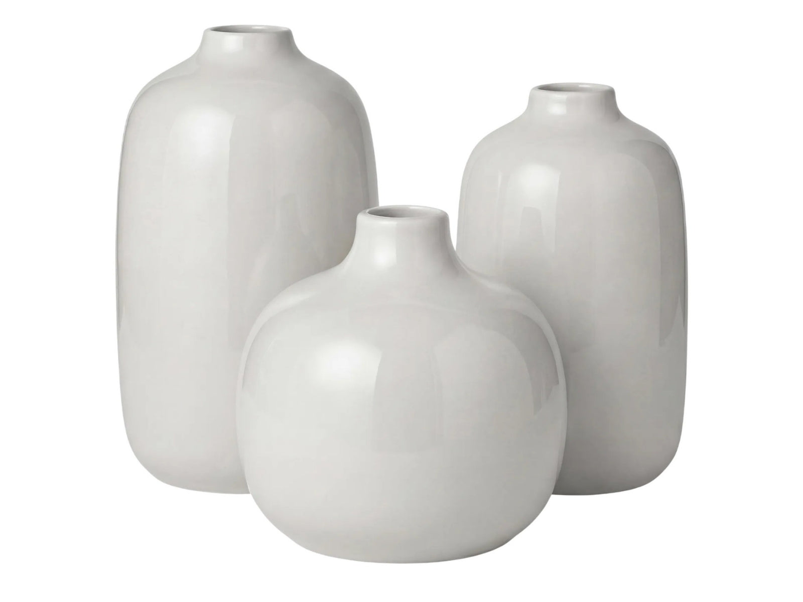 Blomus CEOLA Set 3 Vasen moonbeam