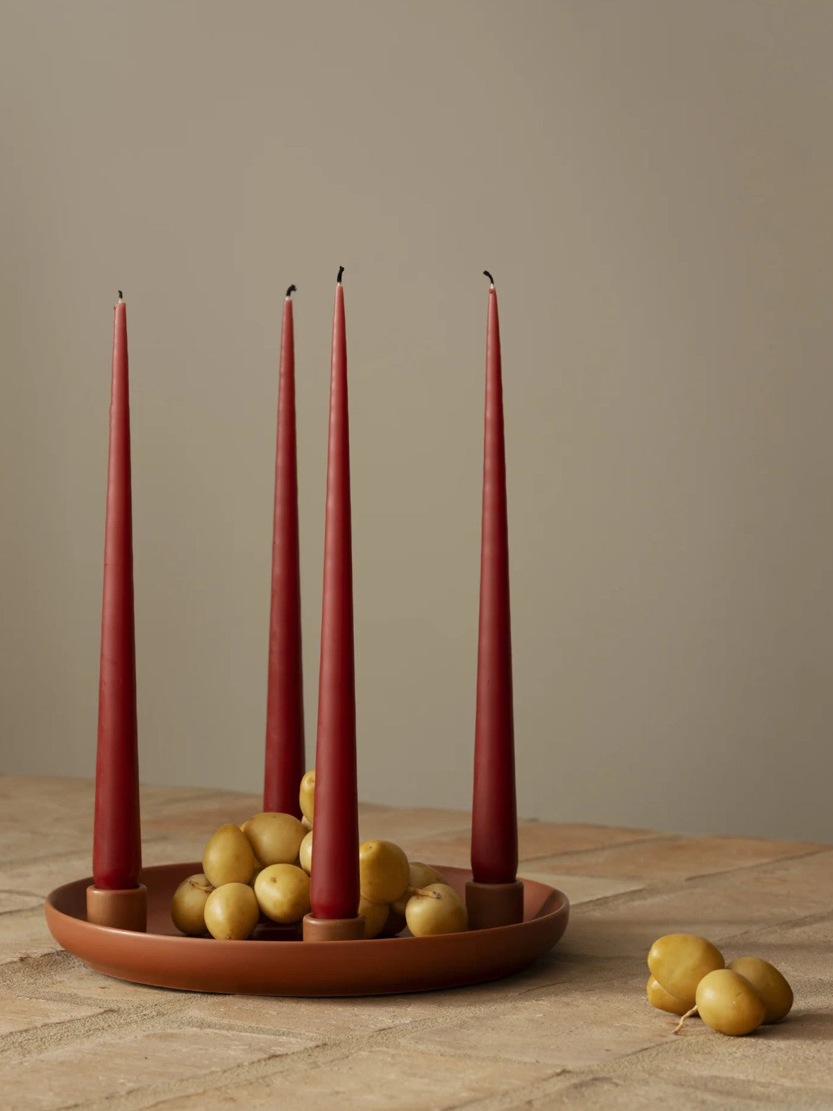 Blomus LOHA Kerzenhalter rund amber brown 30cm - Produktbild 7