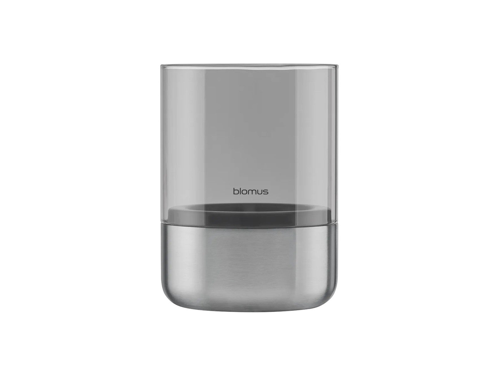 Blomus CALMA Laterne stainless steel matt glass smoke S 14cm