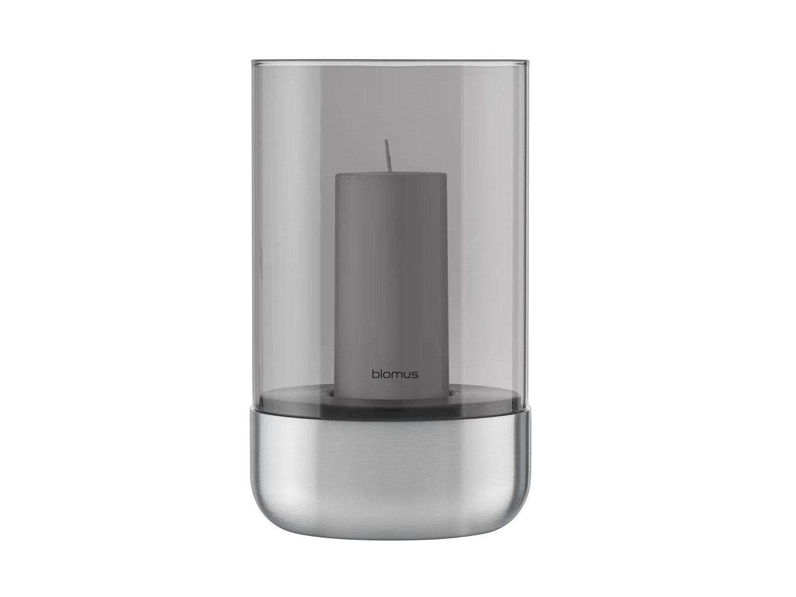 Blomus CALMA Laterne stainless steel matt glass smoke M 20cm - Produktbild 2