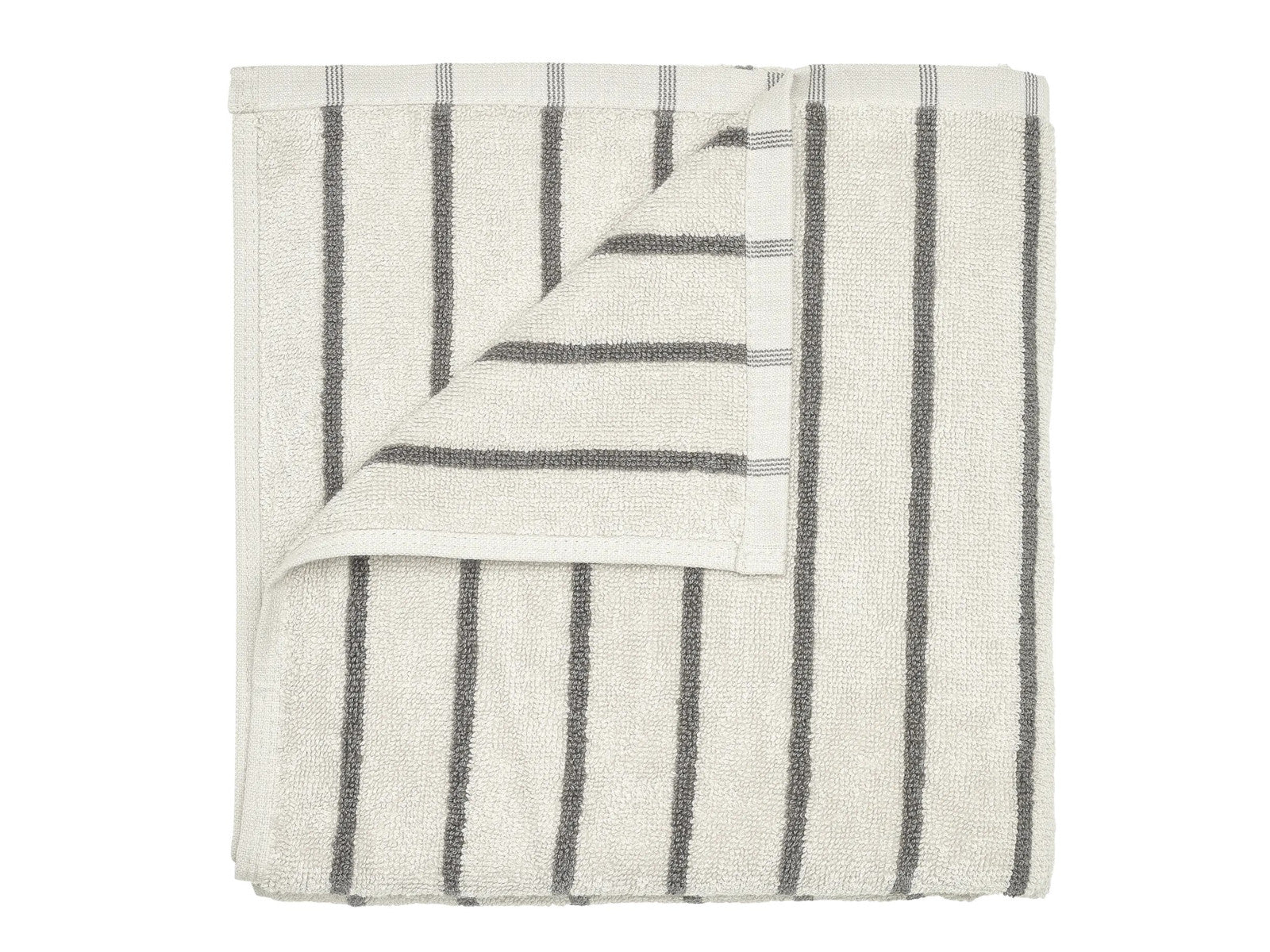 Blomus ARTO Badetuch moonbeam/magnet thin stripes 70x140cm - Produktbild 2