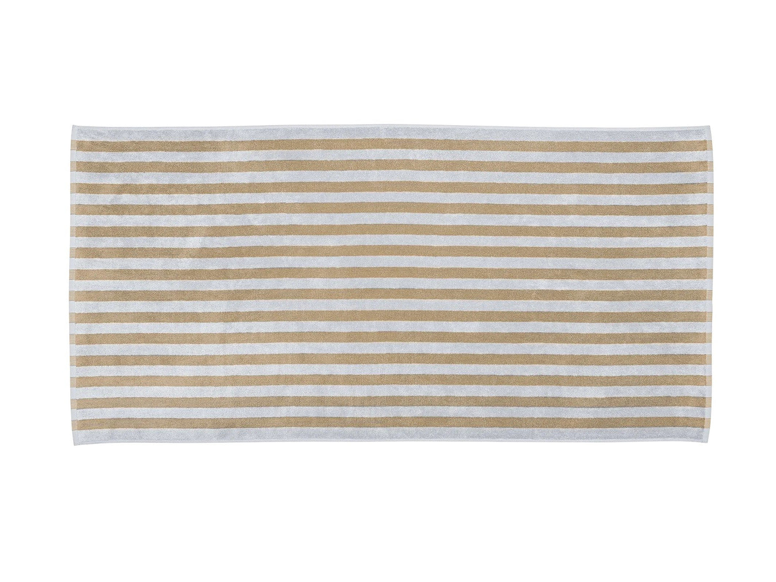 Blomus ARTO Badetuch micro chip/tan thick stripe 70x140cm