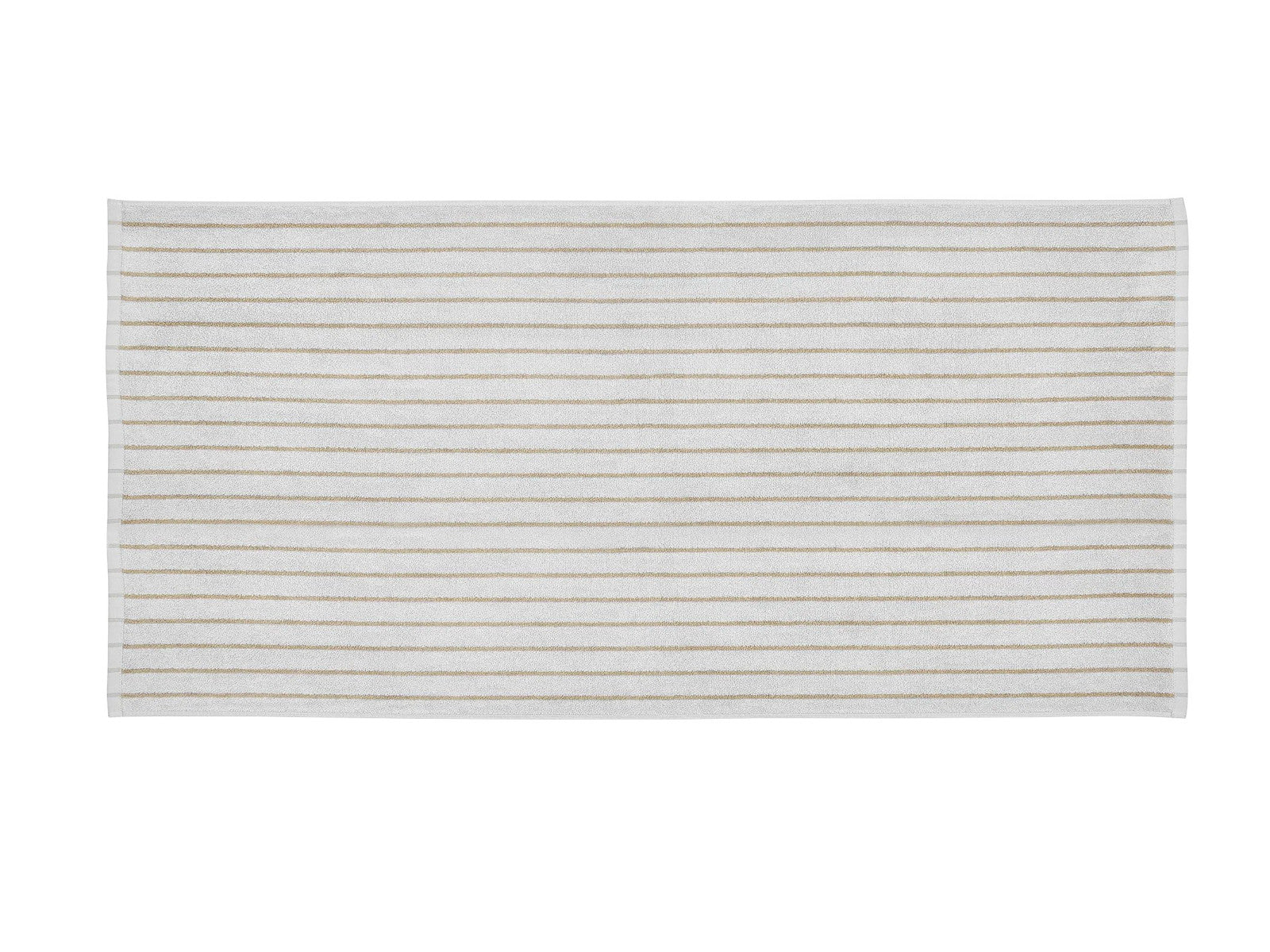 Blomus ARTO Badetuch micro chip/tan thin stripe 70x140cm