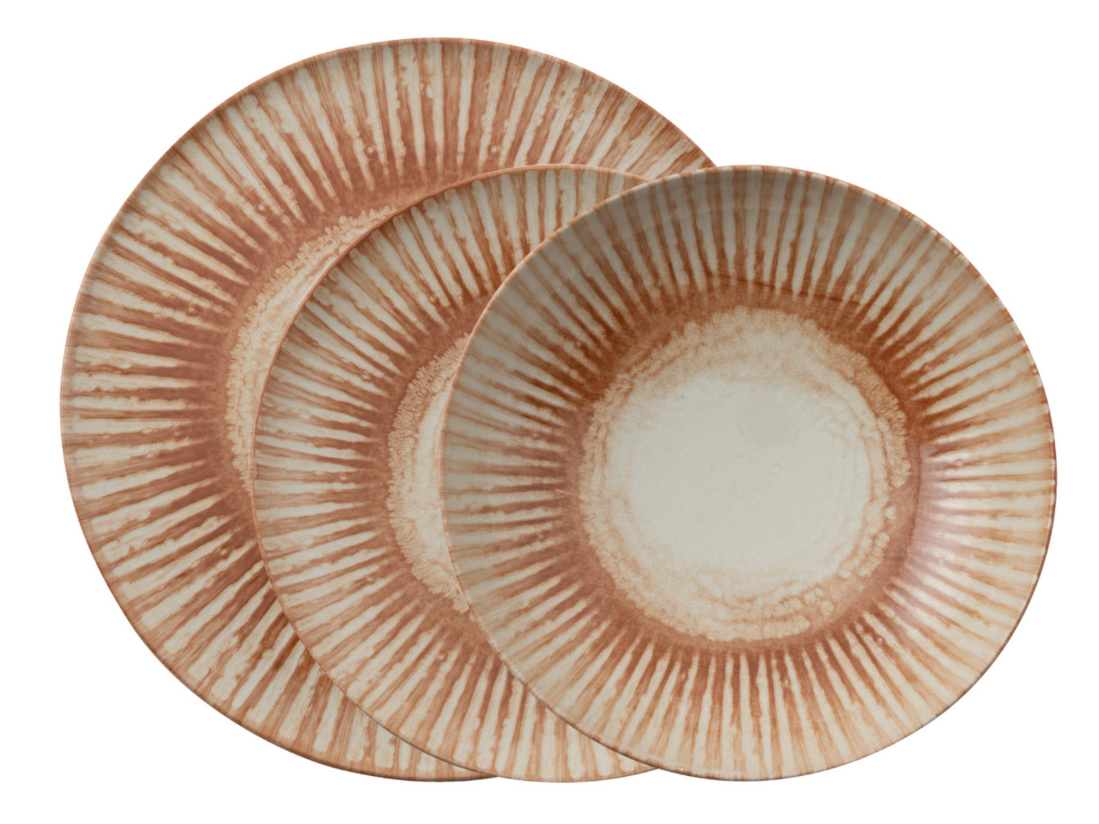 Rosenthal Arthur Krupp Stoneware Sunlight Red Dinnerset 12tlg