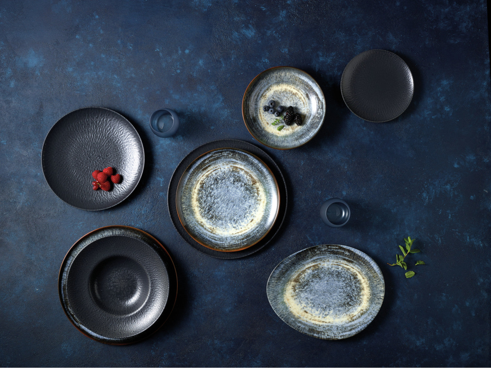 Rosenthal Arthur Krupp Stoneware Galaxy Neptune Pastateller 27cm - Produktbild 2