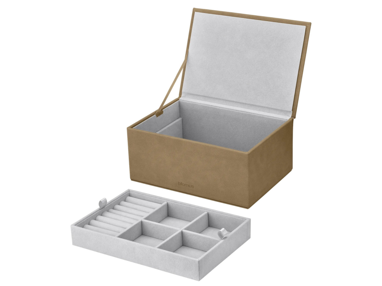 Blomus SAHLA Schmuckaufbewahrungsbox L indian tan 22x15x10cm - Produktbild 3