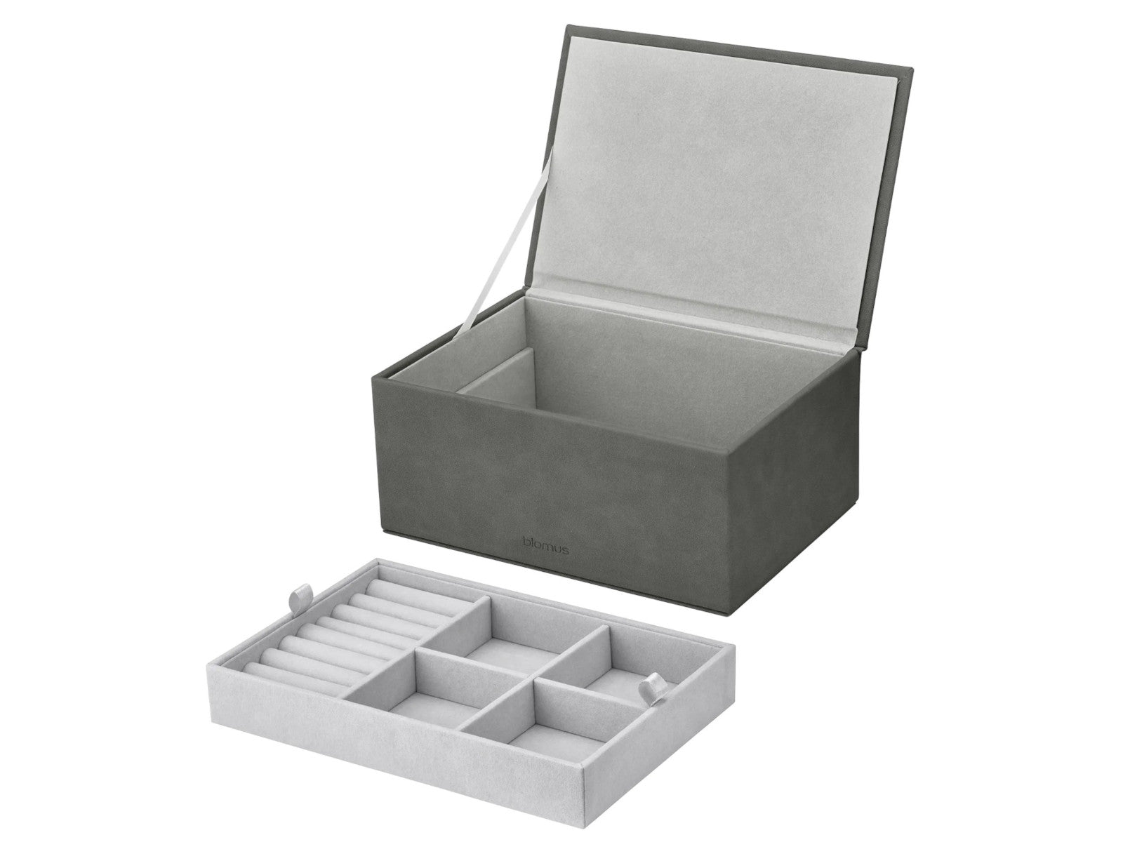 Blomus SAHLA Schmuckaufbewahrungsbox L pewter 22x15x10cm - Produktbild 3