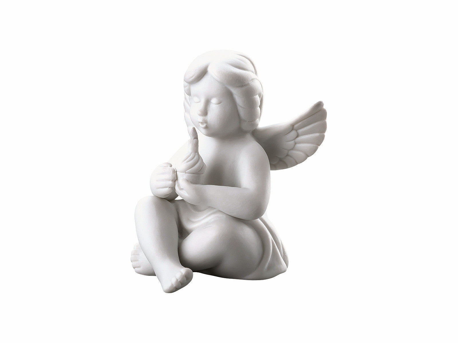 Rosenthal Engel klein weiss matt m. Geburtstagskuchen 6cm - Produktbild 3