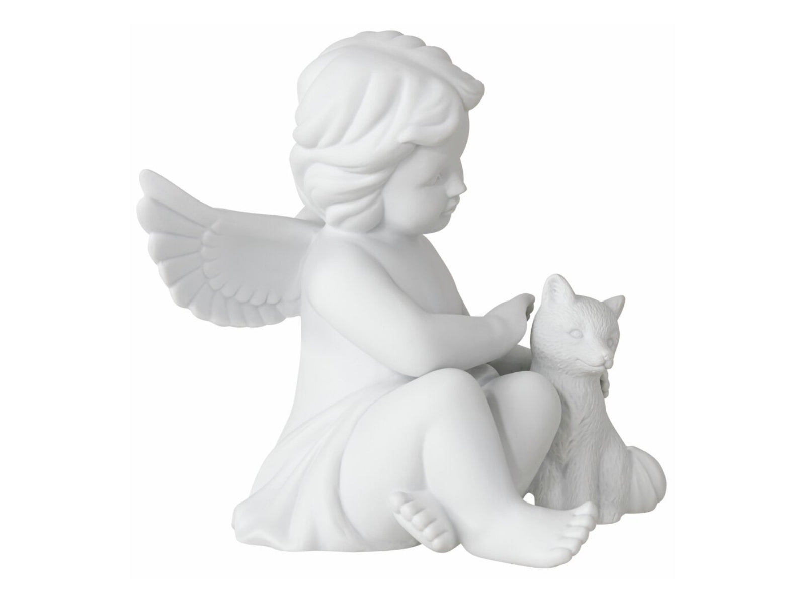 Rosenthal Engel groß Weiss matt Engel mit Fuchs 15cm - Produktbild 4