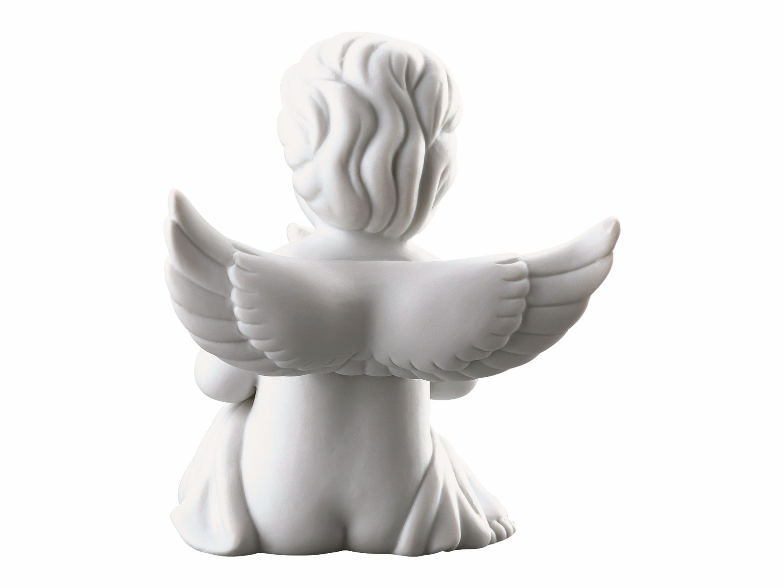 Rosenthal Engel mittel weiss matt mit Blumentopf 10cm - Produktbild 5