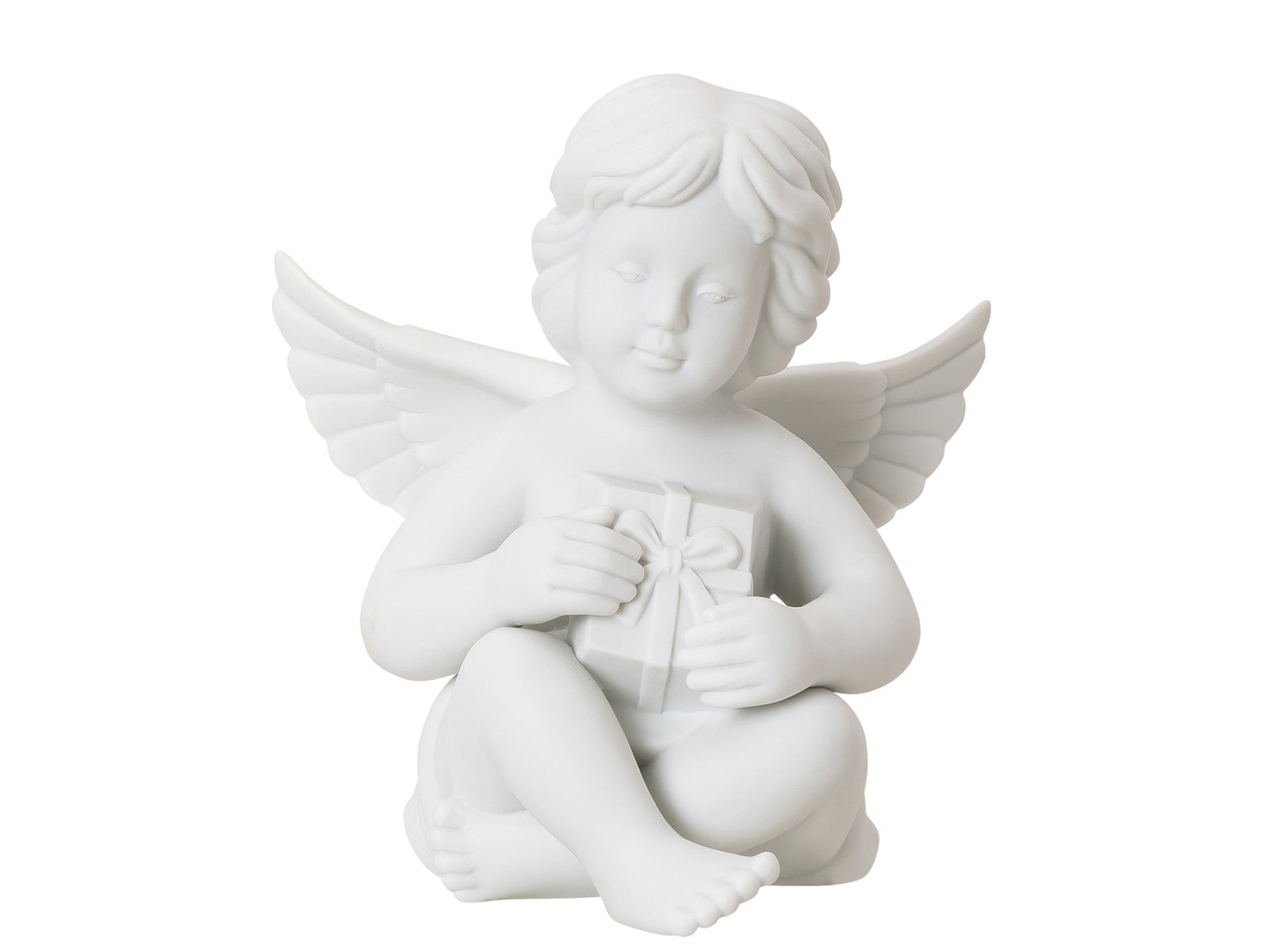 Rosenthal Engel gross Engel mit Geschenk