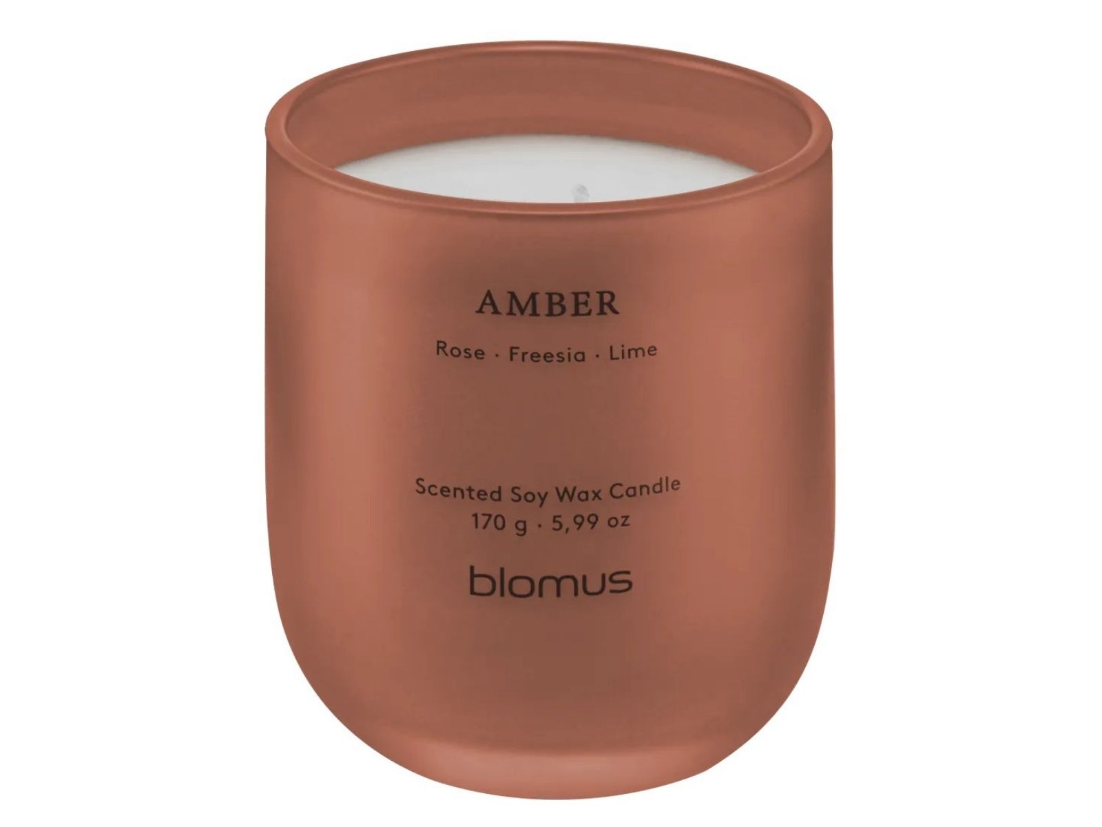 Blomus TUOKSU Duftkerze S Amber rustic brown 9cm