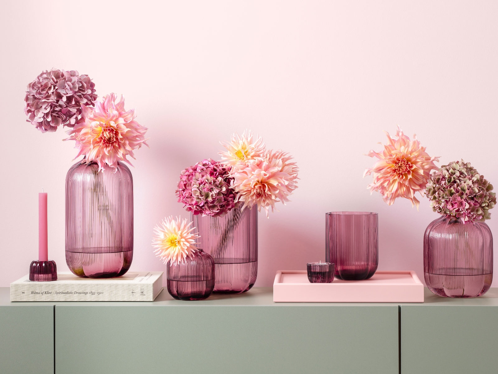 Villeroy & Boch Fleur cassis Vase pink 19cm - Produktbild 3