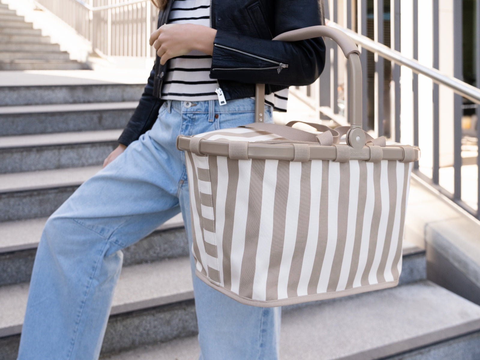 reisenthel carrybag summerstripes coffee - Produktbild 6