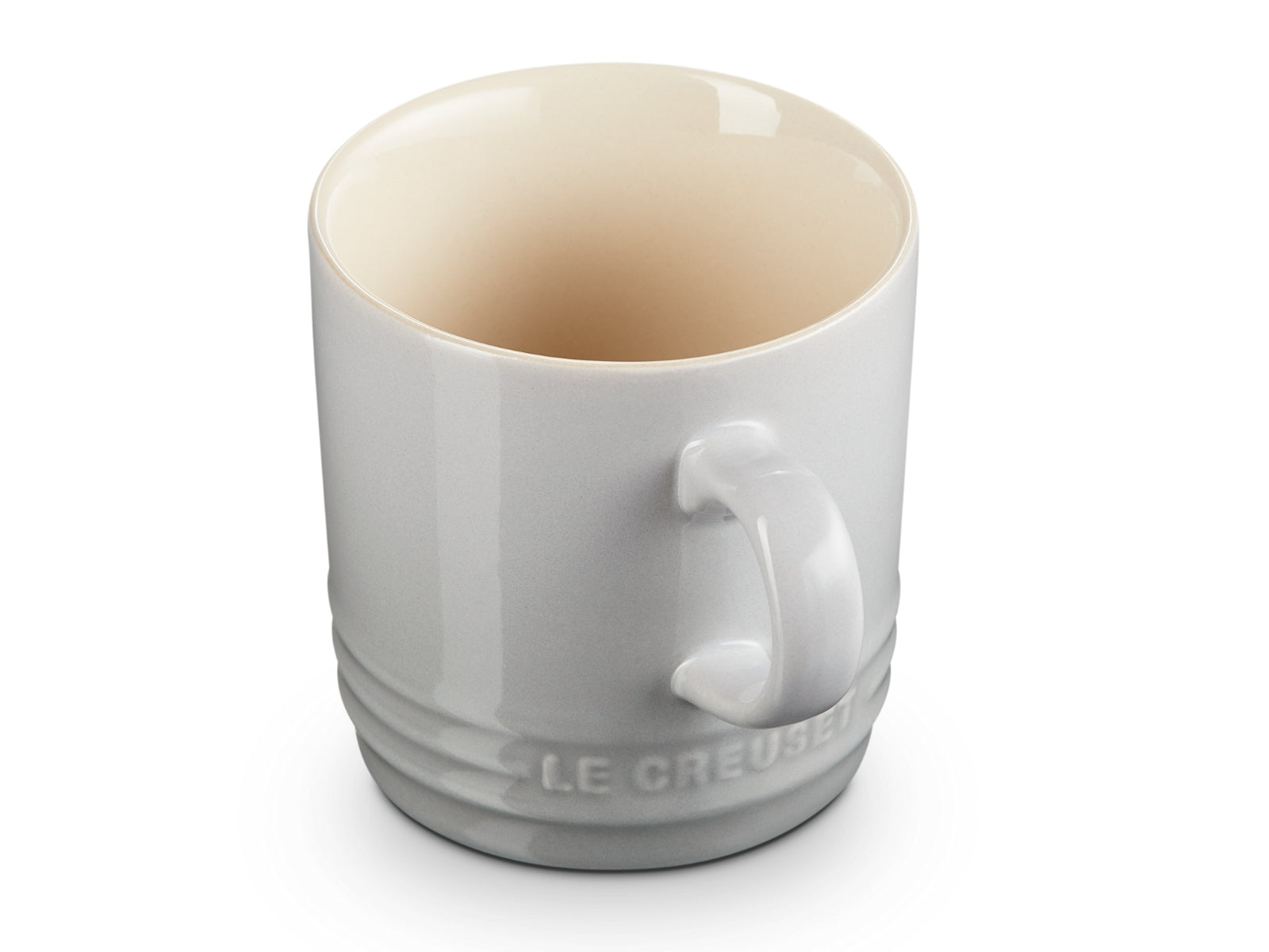 Le Creuset Becher mit Henkel perlgrau 0,2l - Produktbild 6