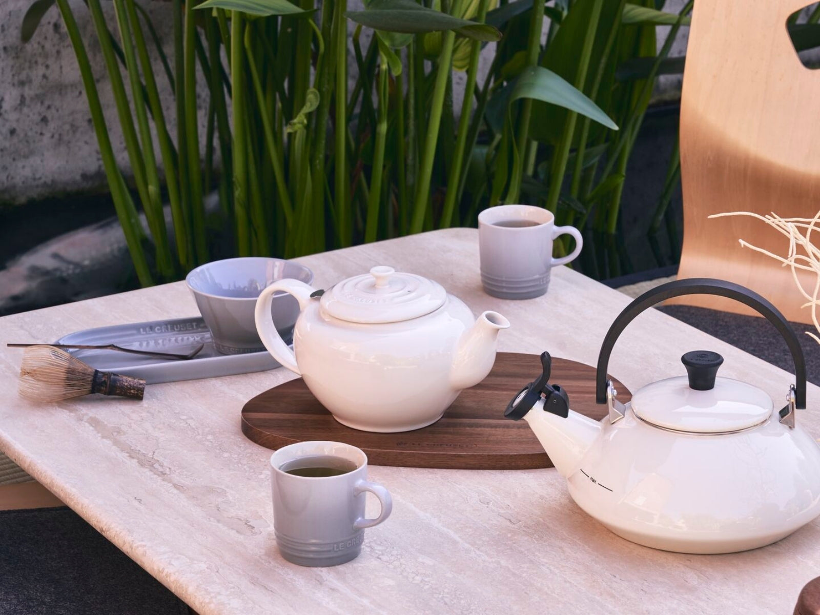 Le Creuset Becher mit Henkel perlgrau 0,2l - Produktbild 9