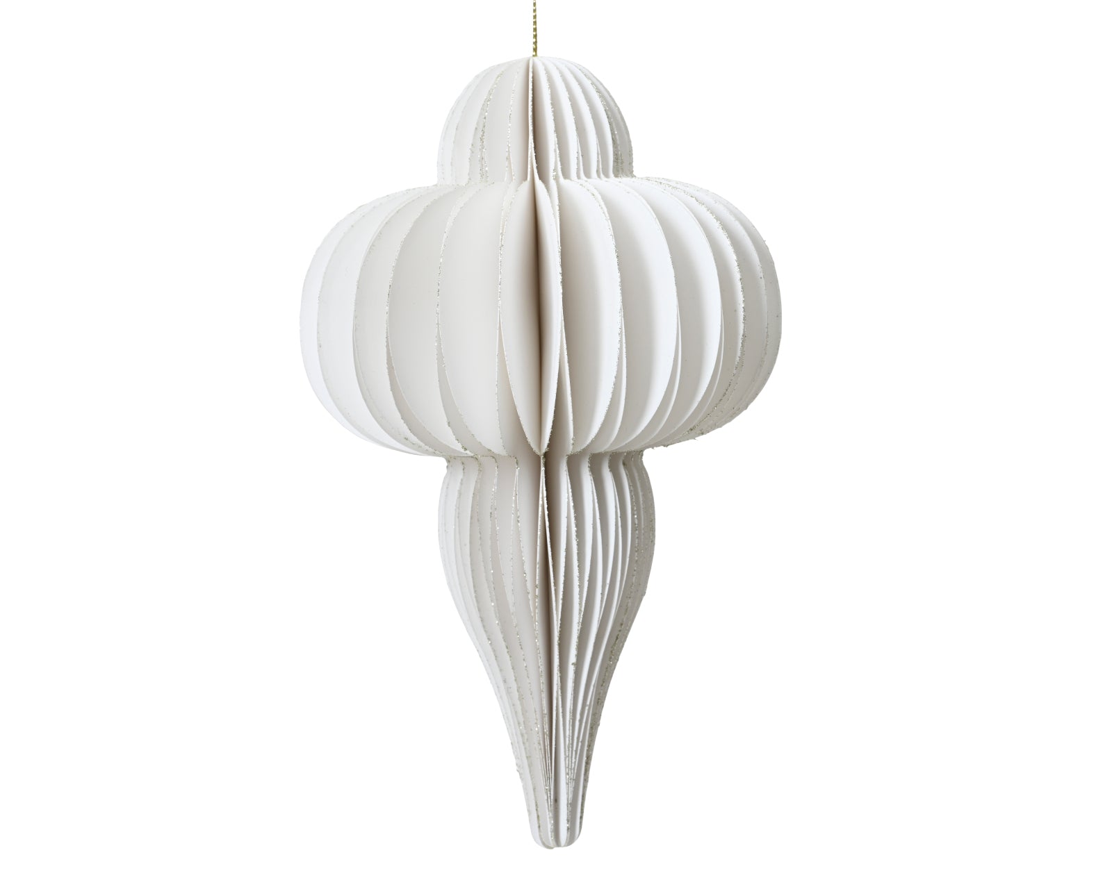 Decoris Ornament weiß 20cm
