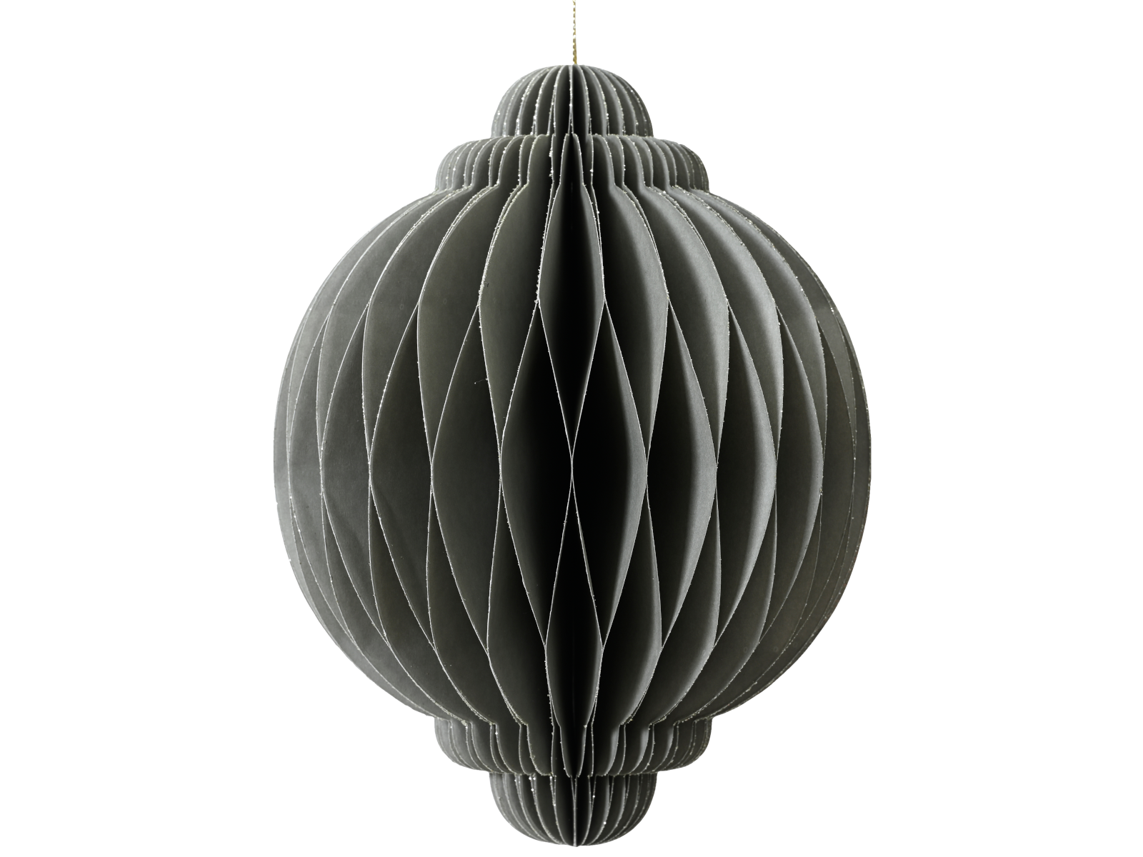 Decoris Zwiebel grau 40cm