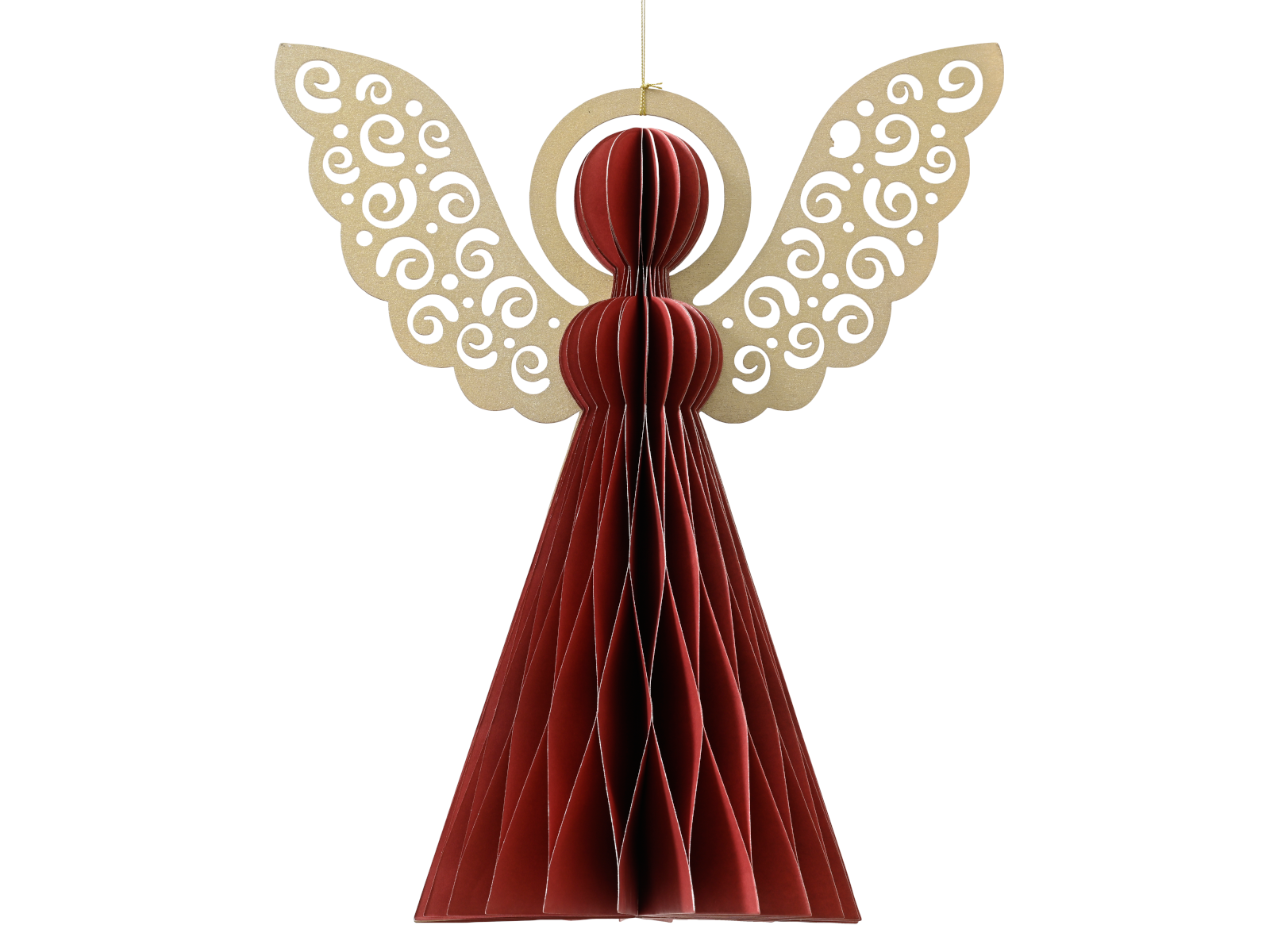 Decoris Engel rot 40cm