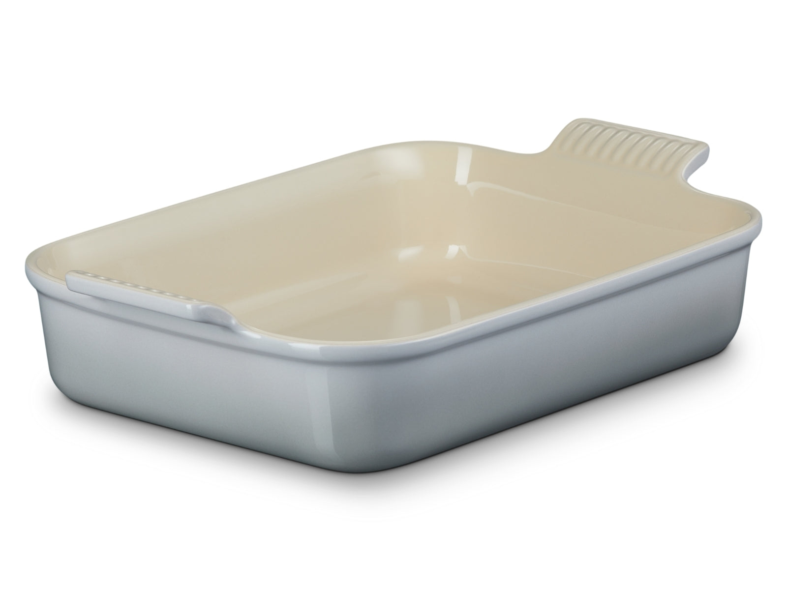 Le Creuset Auflaufform Tradition rechteckig perlgrau 32cm - Produktbild 5