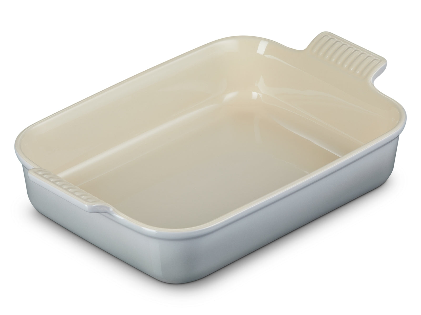 Le Creuset Auflaufform Tradition rechteckig perlgrau 32cm - Produktbild 6