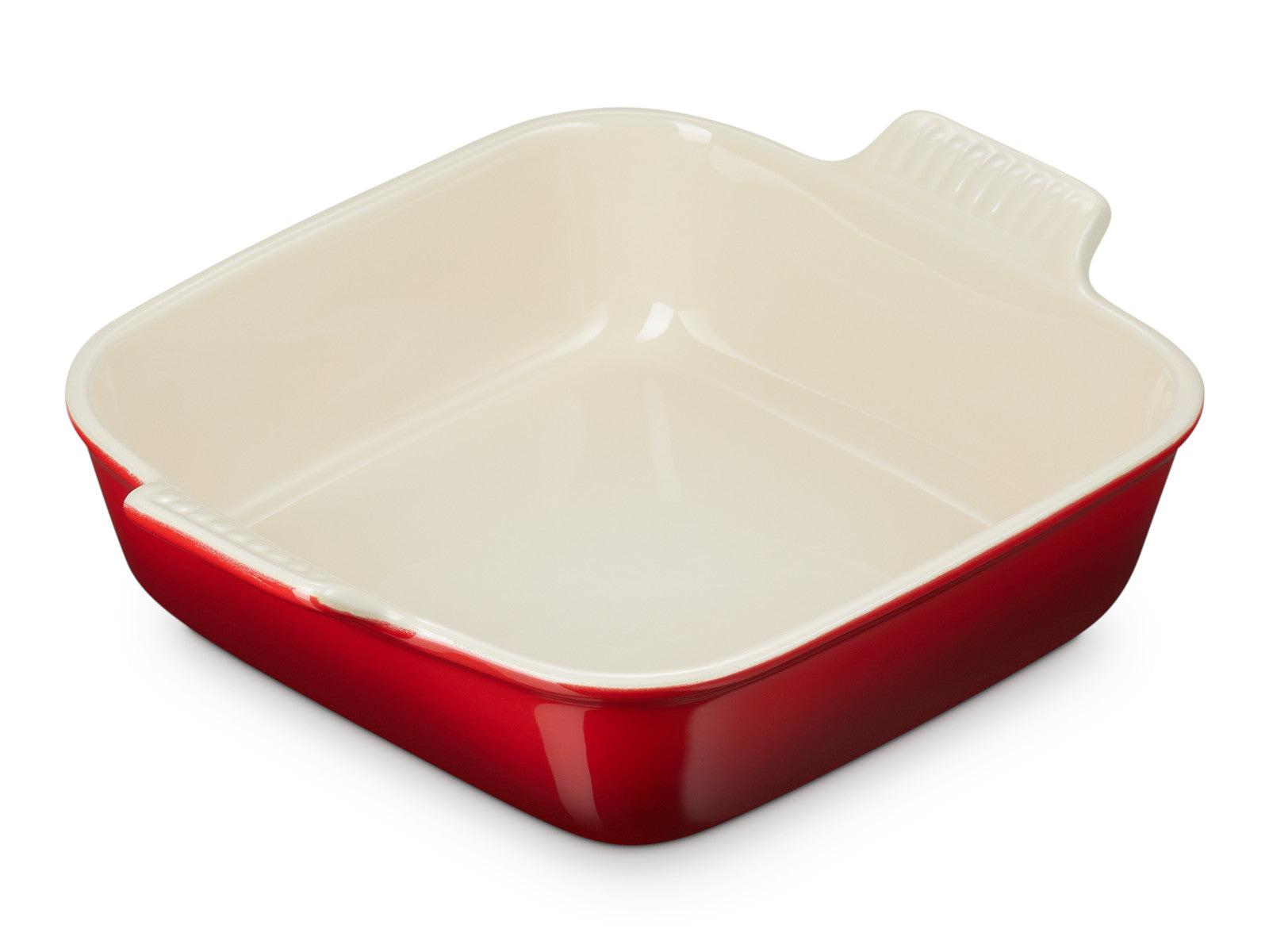 Le Creuset Auflaufform Tradition quadratisch kirschrot 23cm - Produktbild 5