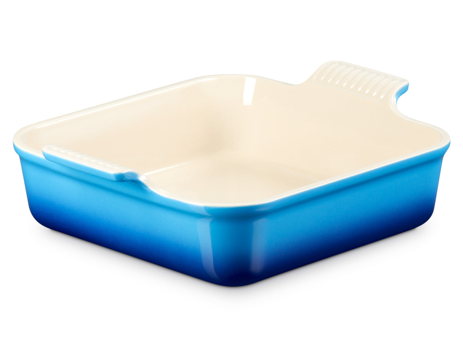 Le Creuset Auflaufform Tradition quadratisch azure 23cm - Produktbild 2