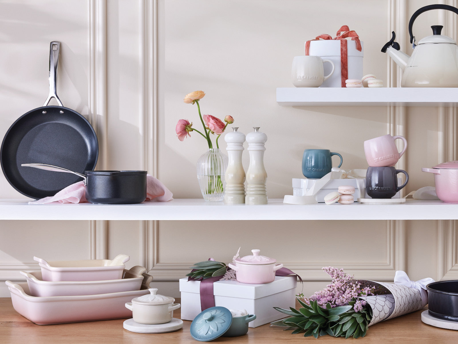 Le Creuset Auflaufform Tradition quadratisch flint 23cm - Produktbild 6