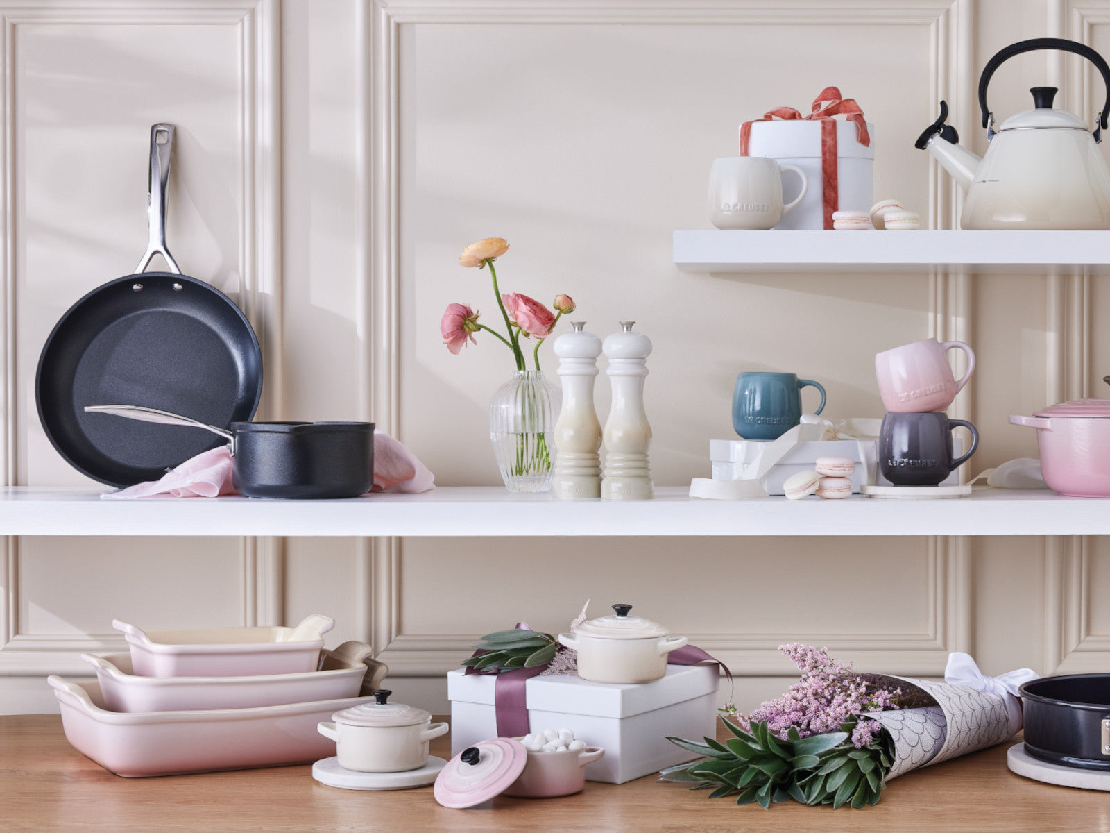Le Creuset Auflaufform Tradition quadratisch sea salt 23cm - Produktbild 7