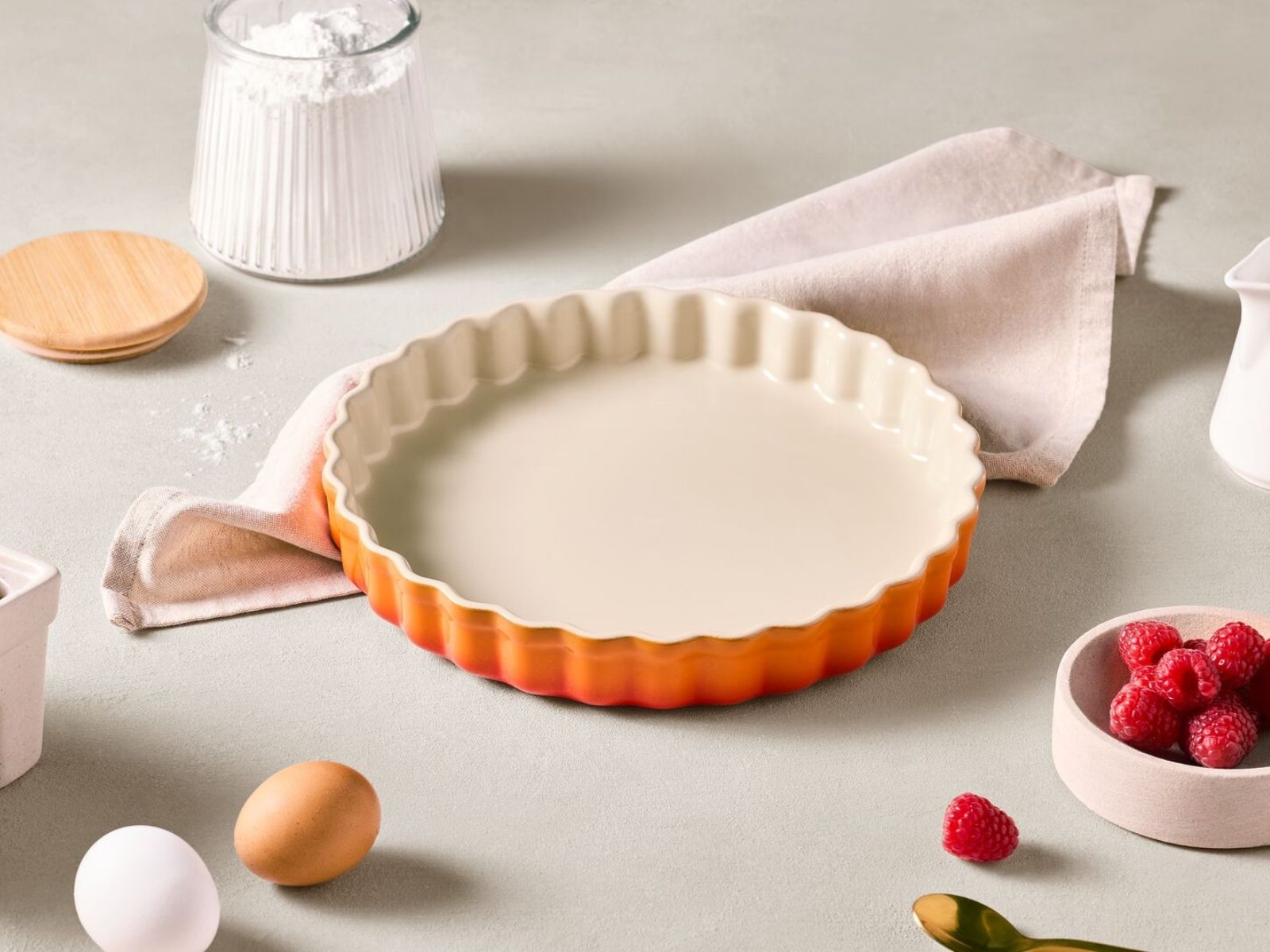 Le Creuset Tarteform Tradition ofenrot 24cm - Produktbild 5