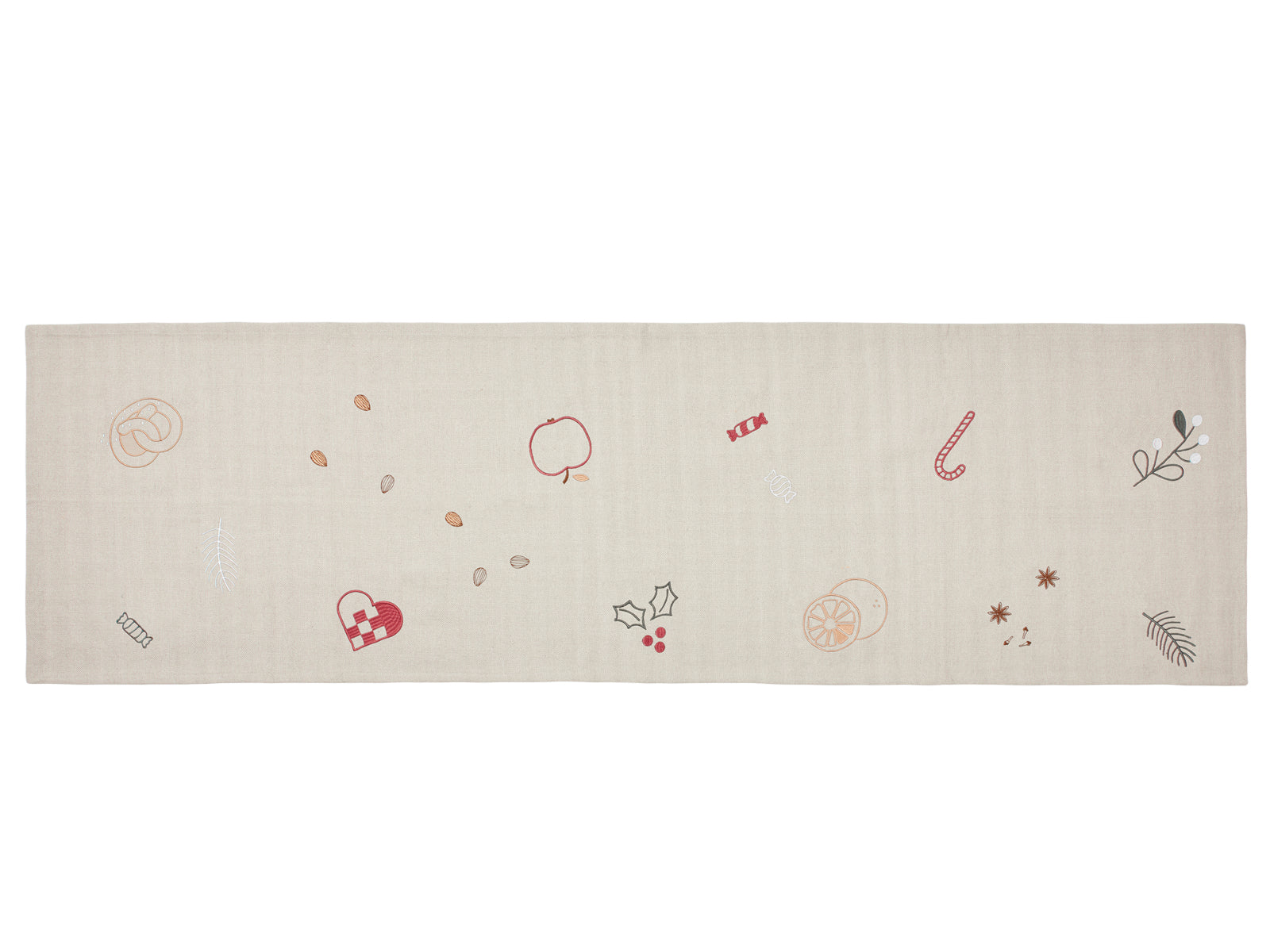 Broste Copenhagen Fryd Tischläufer beige 140x40cm - Produktbild 2