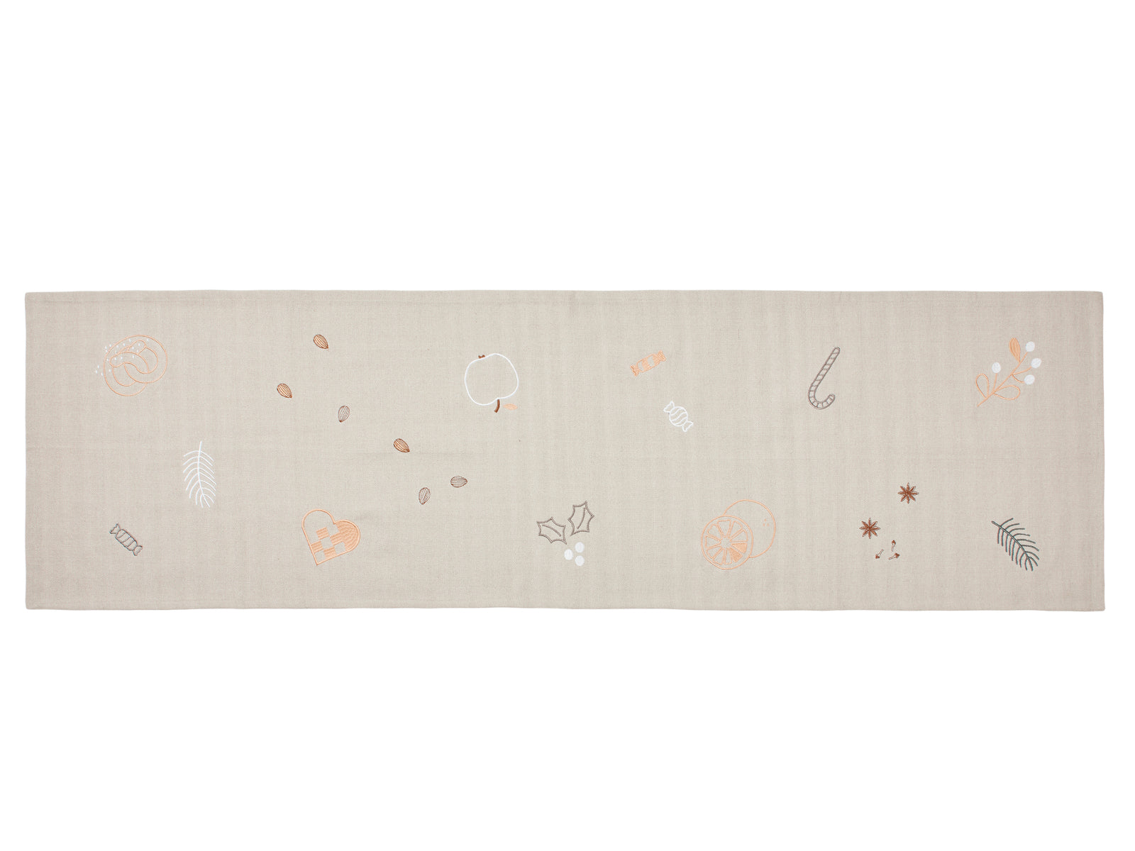 Broste Copenhagen Fryd Tischläufer beige 140x40cm - Produktbild 2