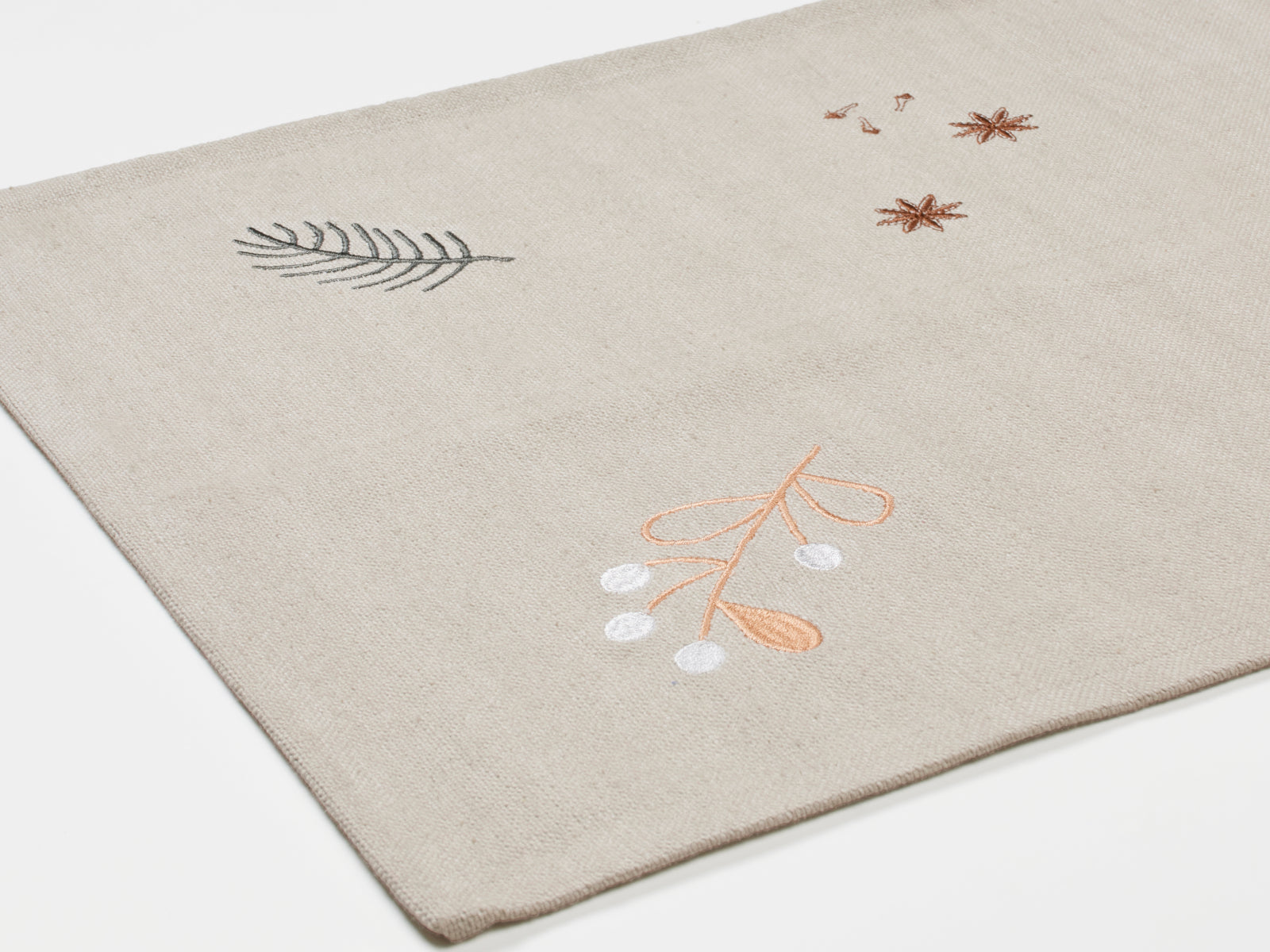 Broste Copenhagen Fryd Tischläufer beige 140x40cm - Produktbild 3