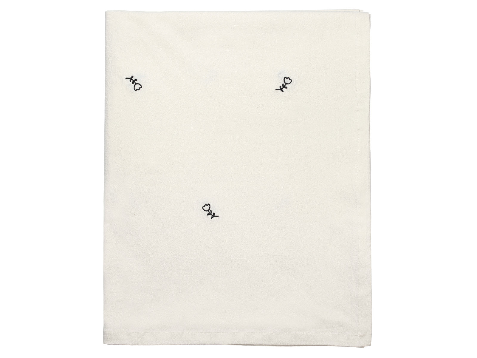 Broste Copenhagen Mai Tischdecke black/off white 160x300cm