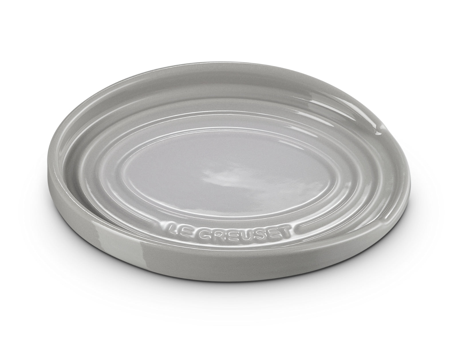 Le Creuset Löffelablage oval perlgrau 16cm - Produktbild 2