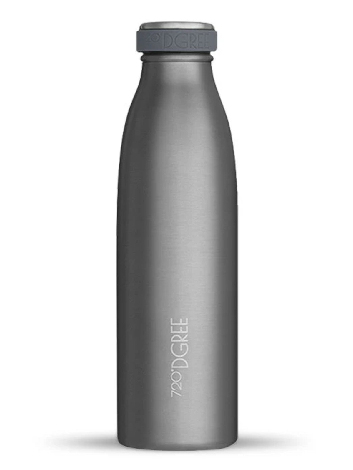 720°DGREE Isolier Trinkflasche milkyBottle Edelstahl stone gray 0,5l