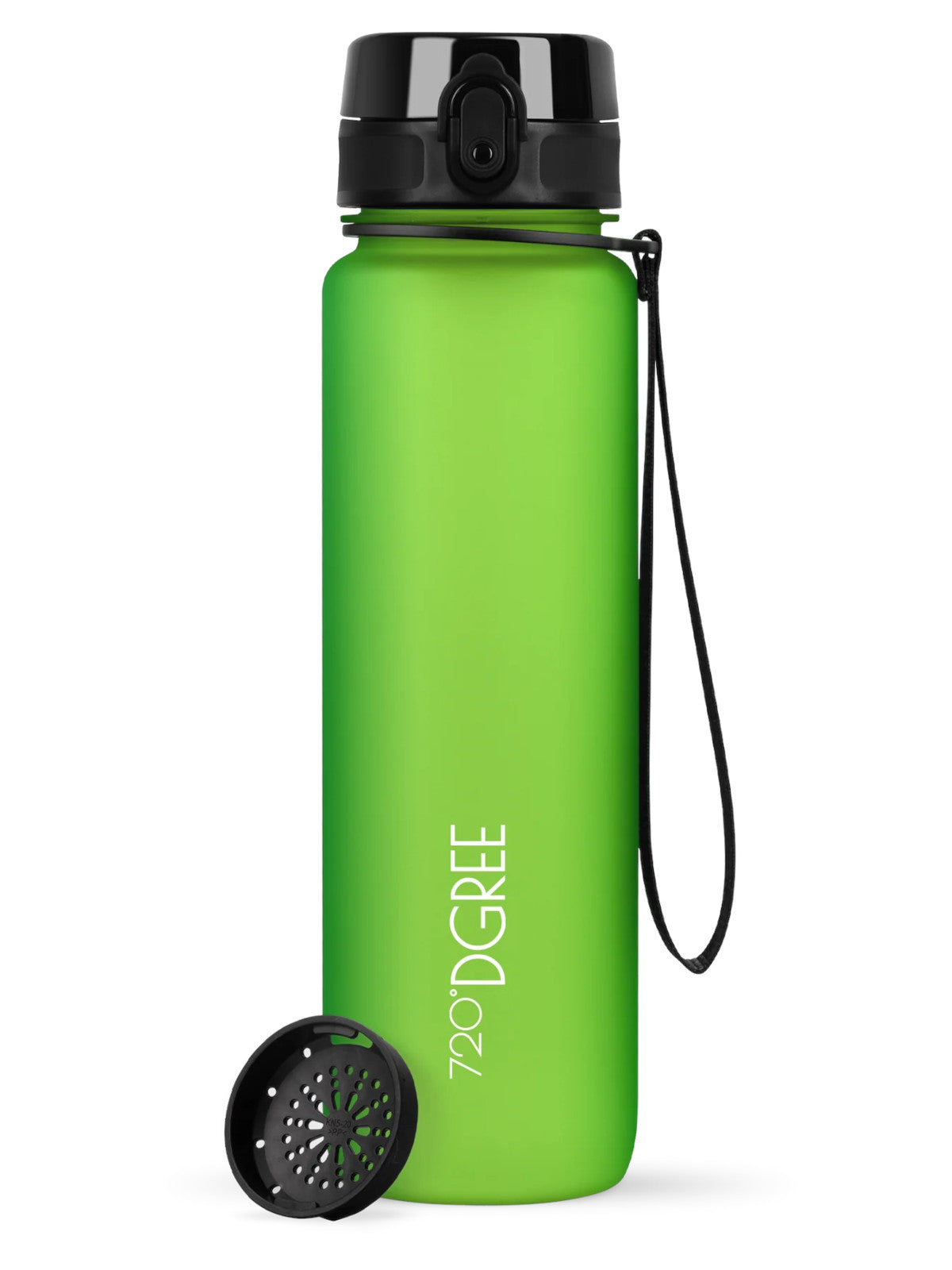 720°DGREE Trinkflasche uberBottle softTouch mit Sieb apple green 1l