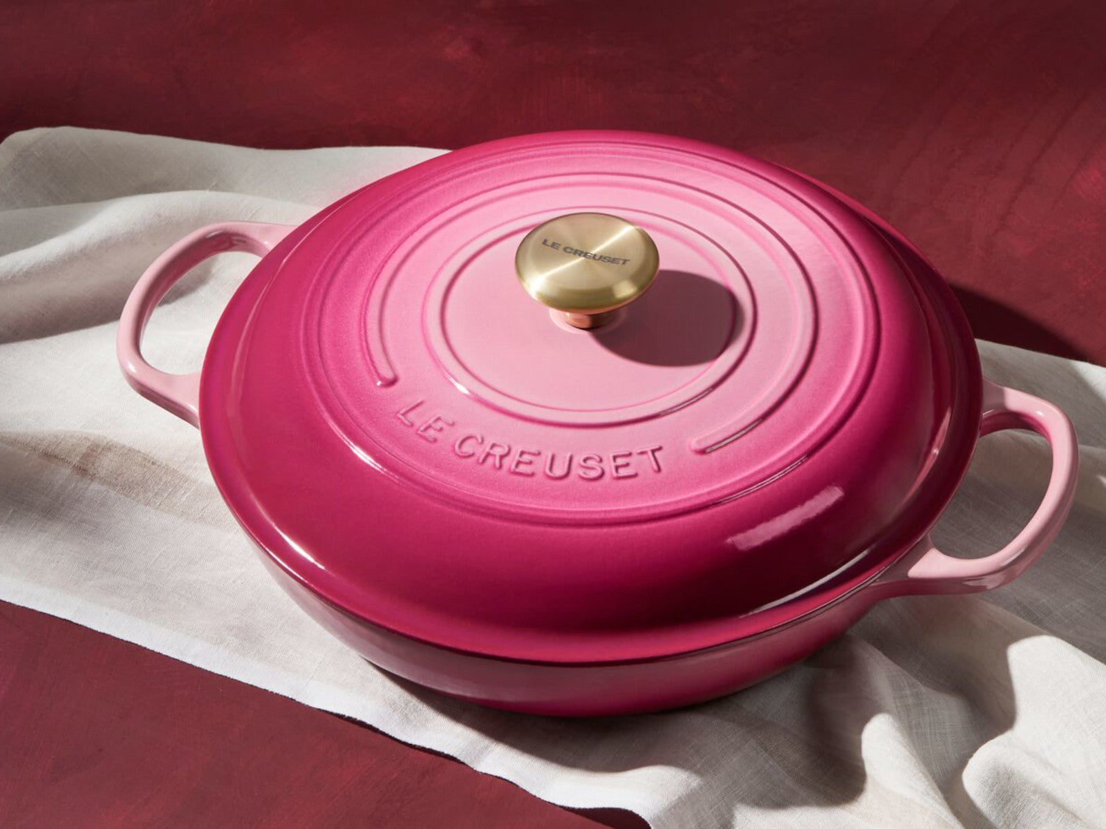 Le Creuset Bräter Signature rund berry 24cm - Produktbild 6