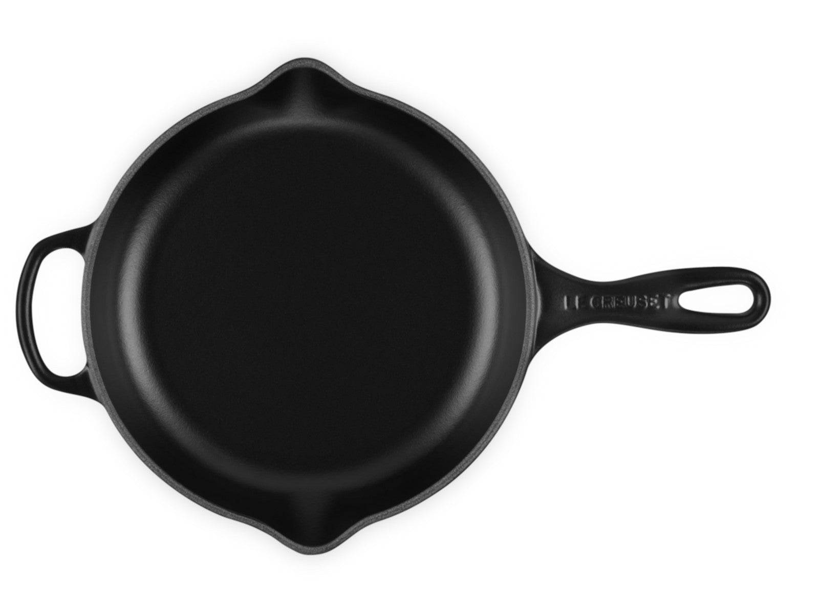 Le Creuset Brat- und Servierpfanne Signature rund schwarz matt 23cm - Produktbild 4