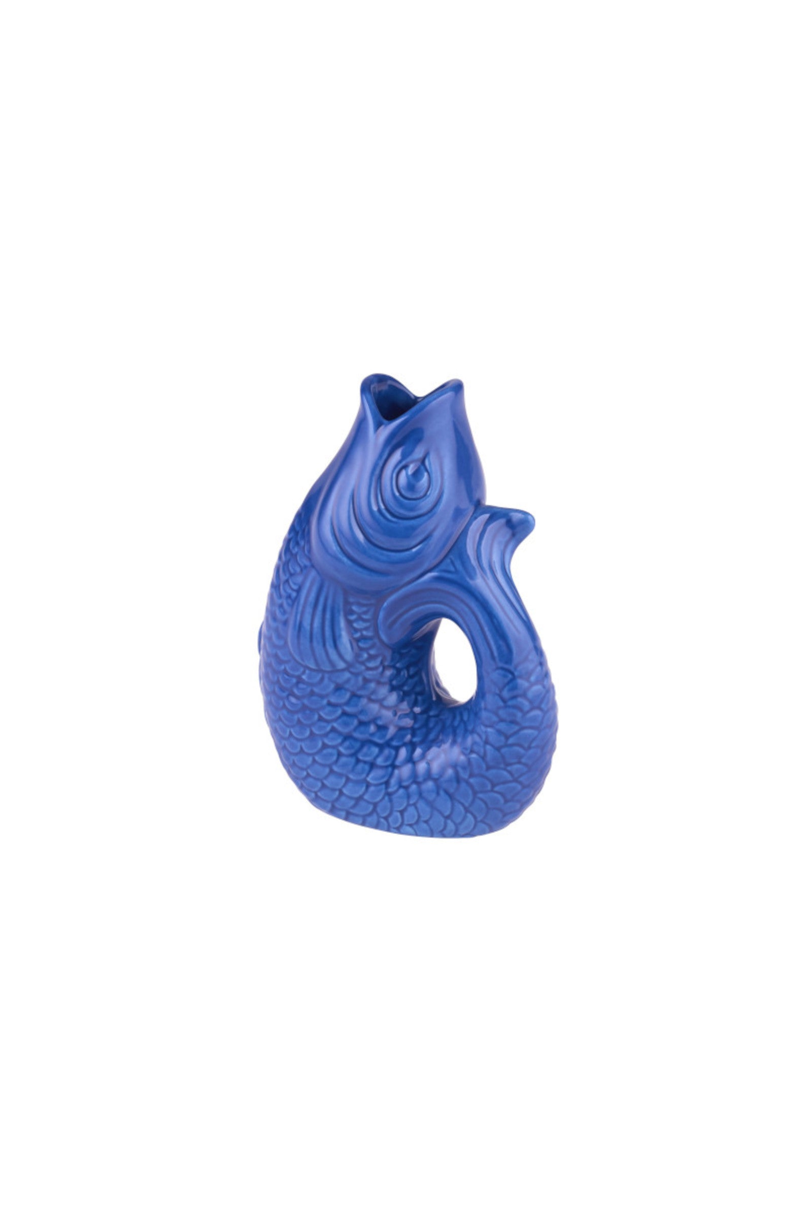 Giftcompany Monsieur Carafon Vase / Karaffe Fisch XS azure 0,2l