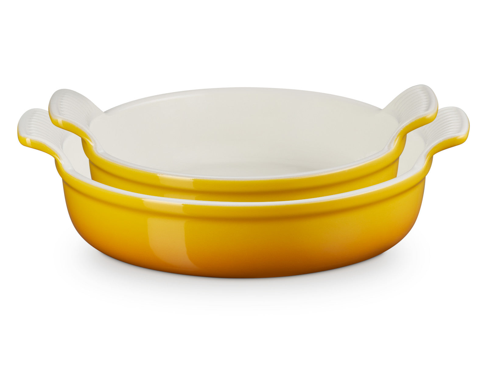 Le Creuset Auflaufform Tradition rund nectar 20/24cm Set 2tlg - Produktbild 2