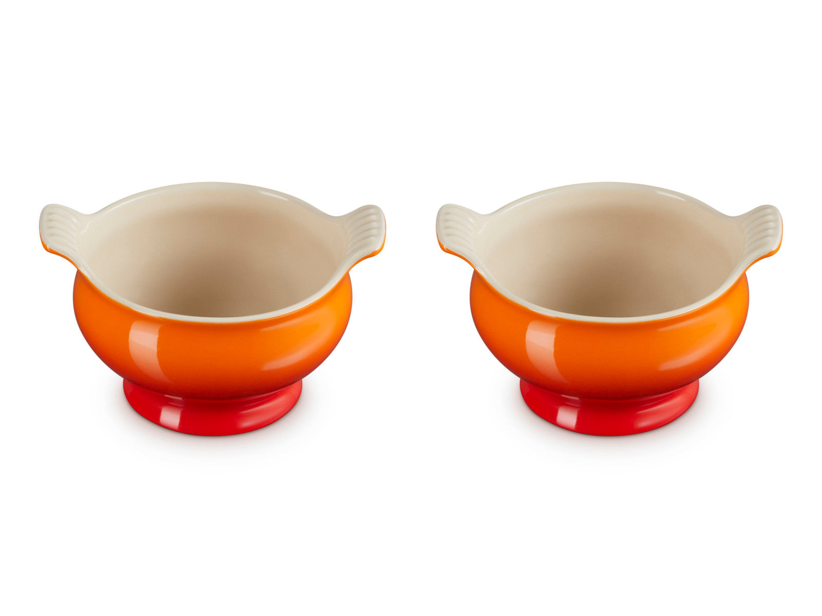 Le Creuset Suppenterrine Tradition ofenrot 0,6l 2er Set - Produktbild 2