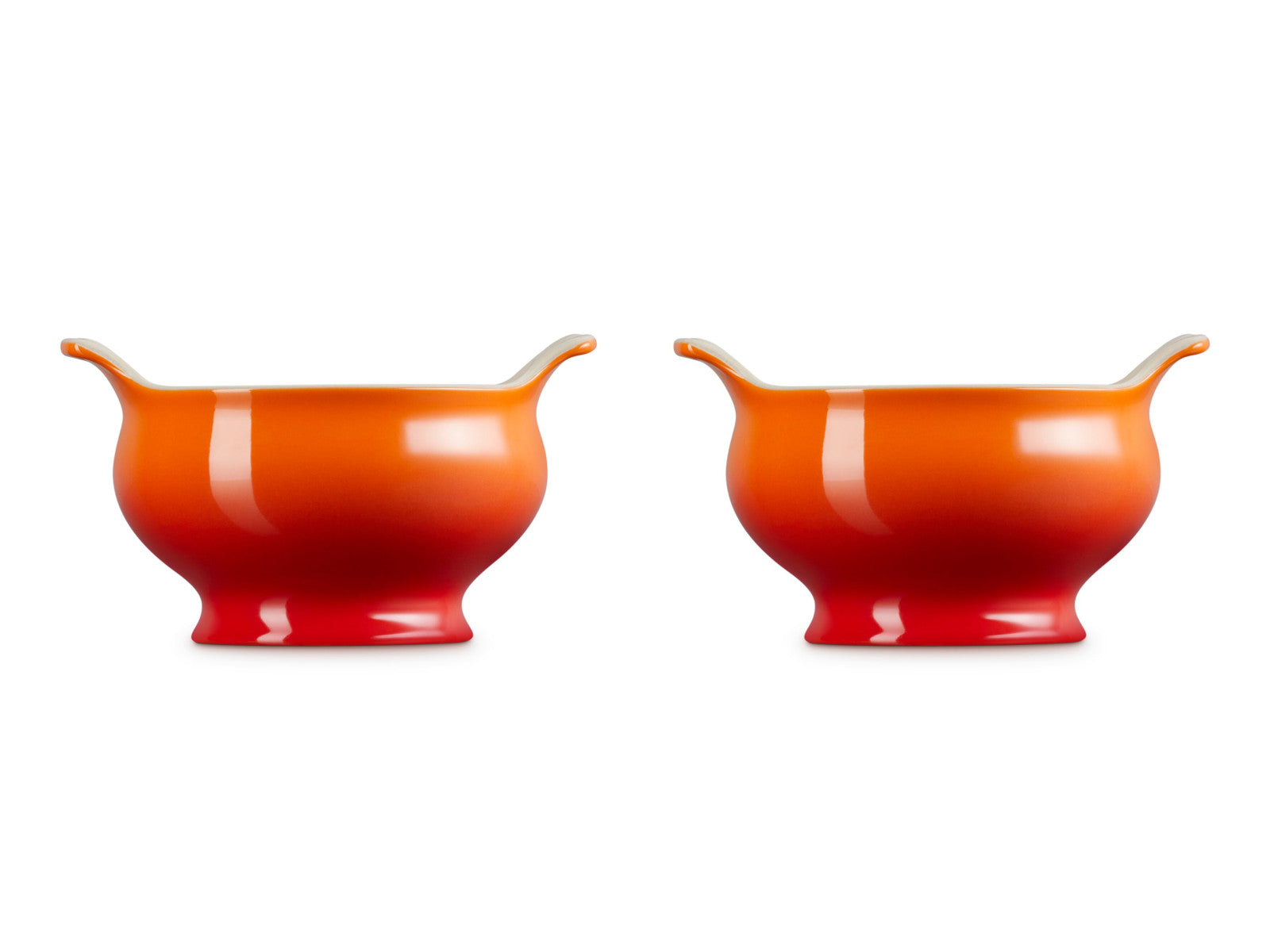 Le Creuset Suppenterrine Tradition ofenrot 0,6l 2er Set - Produktbild 3