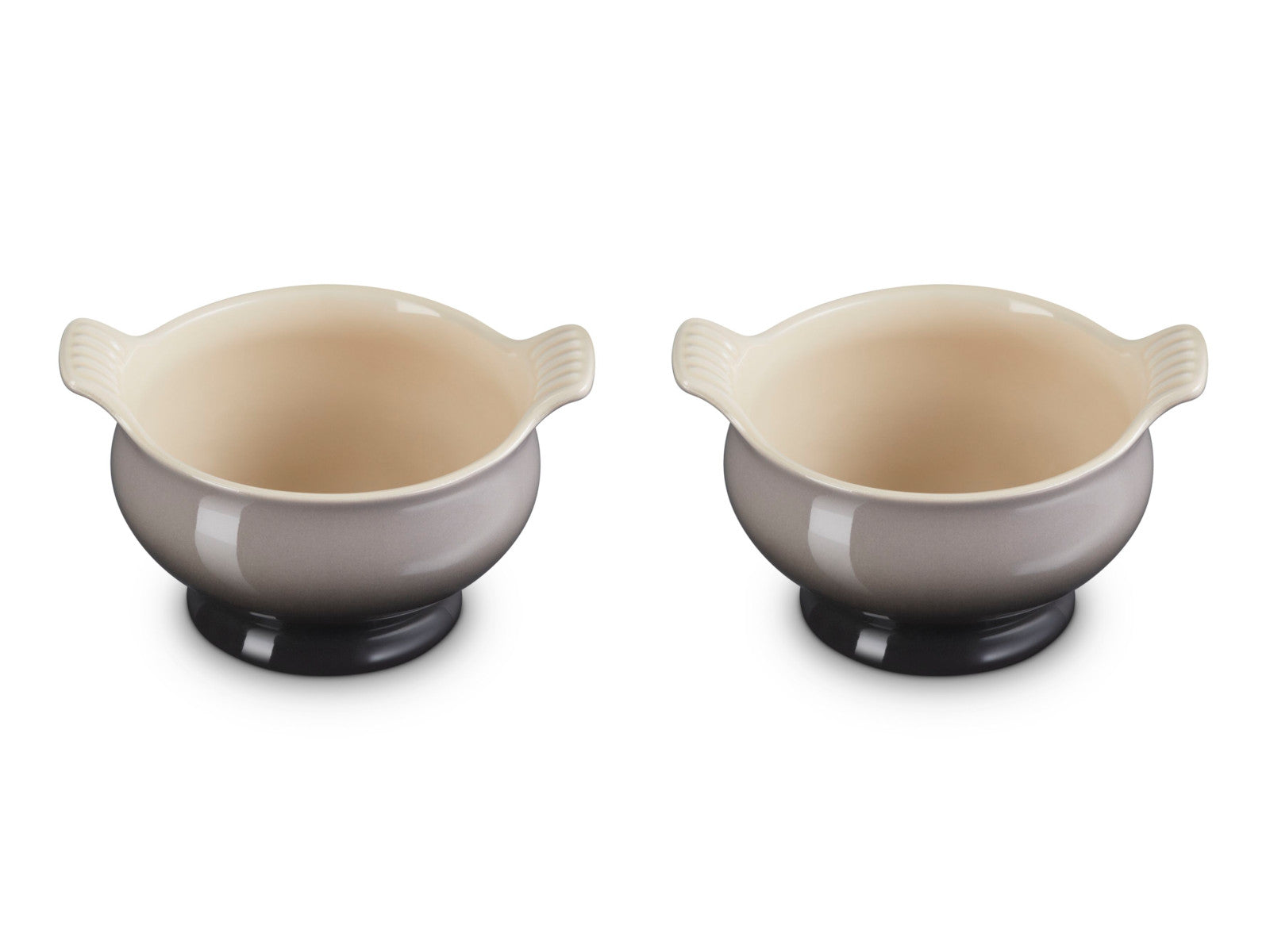 Le Creuset Suppenterrine Tradition flint 0,6l 2er Set - Produktbild 3