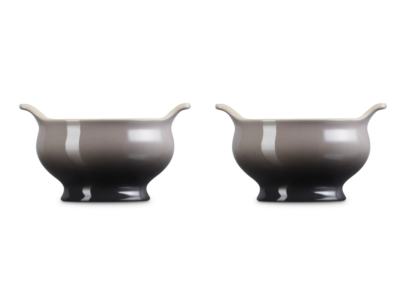 Le Creuset Suppenterrine Tradition flint 0,6l 2er Set - Produktbild 2