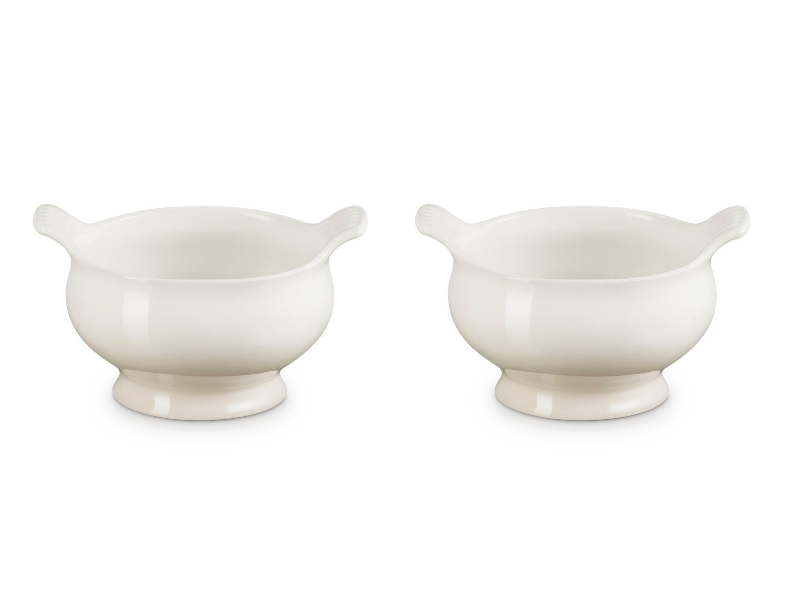 Le Creuset Suppenterrine Tradition meringue 0,6l 2er Set