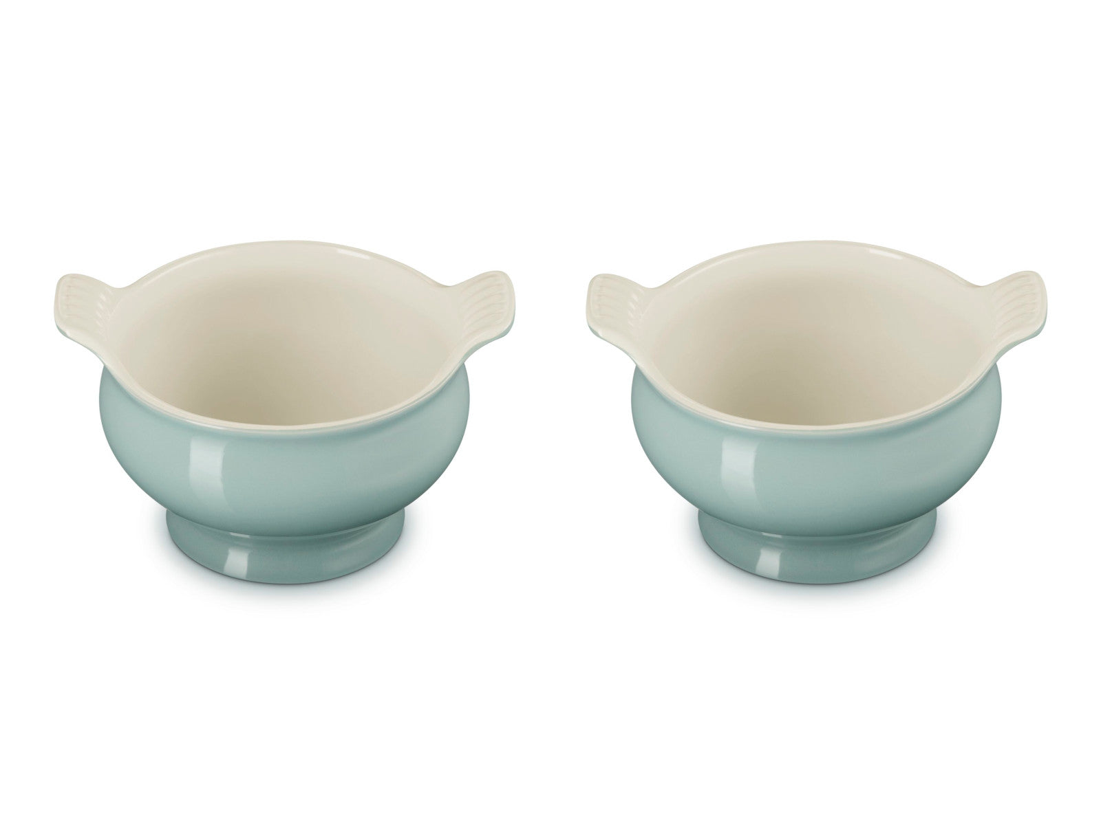 Le Creuset Suppenterrine Tradition sea salt 0,6l 2er Set - Produktbild 2