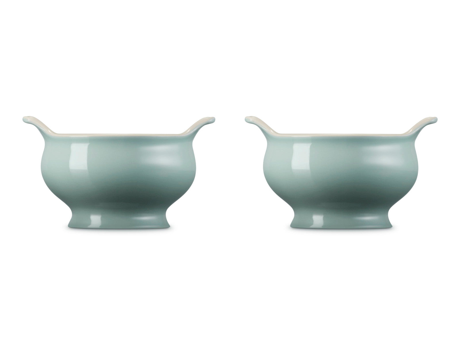 Le Creuset Suppenterrine Tradition sea salt 0,6l 2er Set - Produktbild 4